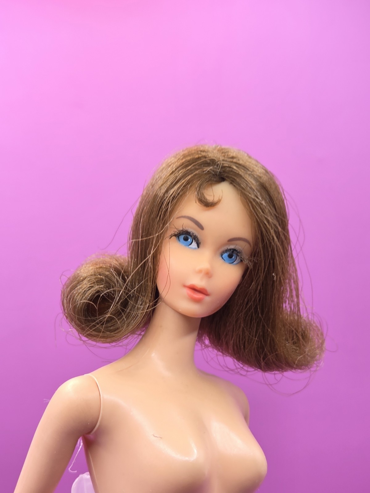 Vintage 1969 Mattel TNT BARBIE/Brownette Marlo Flip Doll Mattel #1160/Beautiful