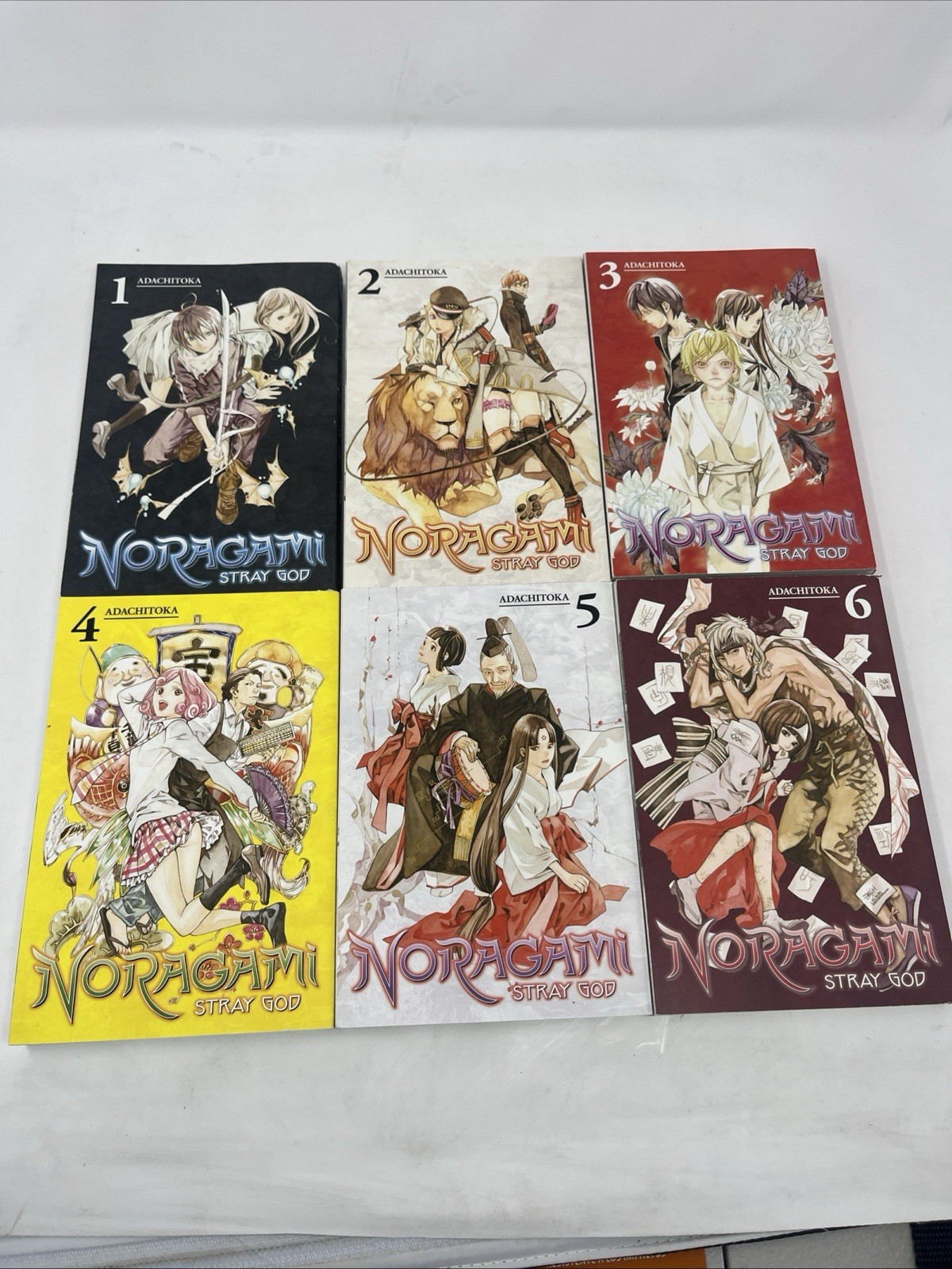 Noragami Stray God Manga Lot of 6 Books 1-6 English Paperback Adachitoka