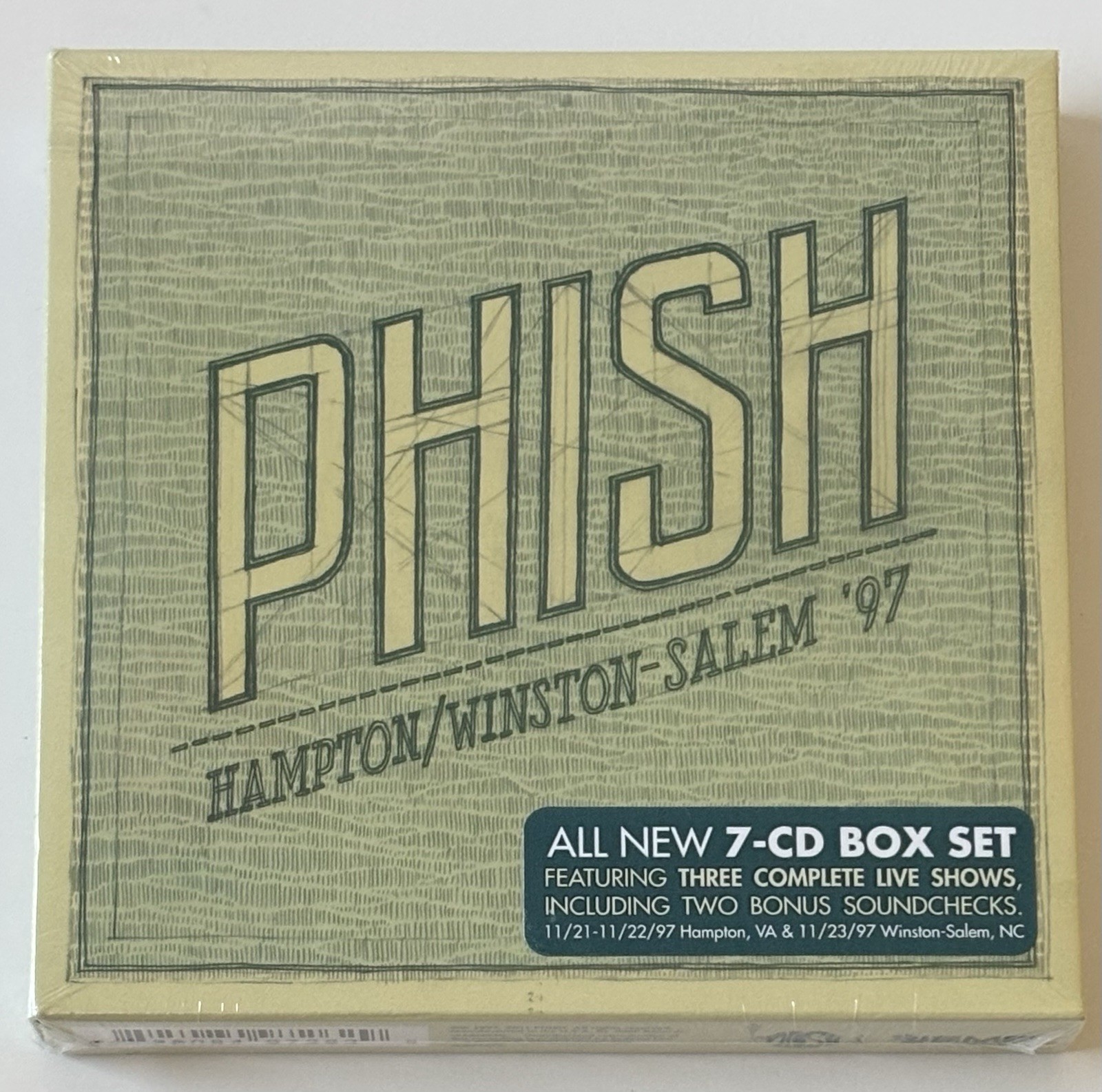Phish Hampton/Winston-Salem '97 Box Set Phish Hampton Phish 1997 New Phish