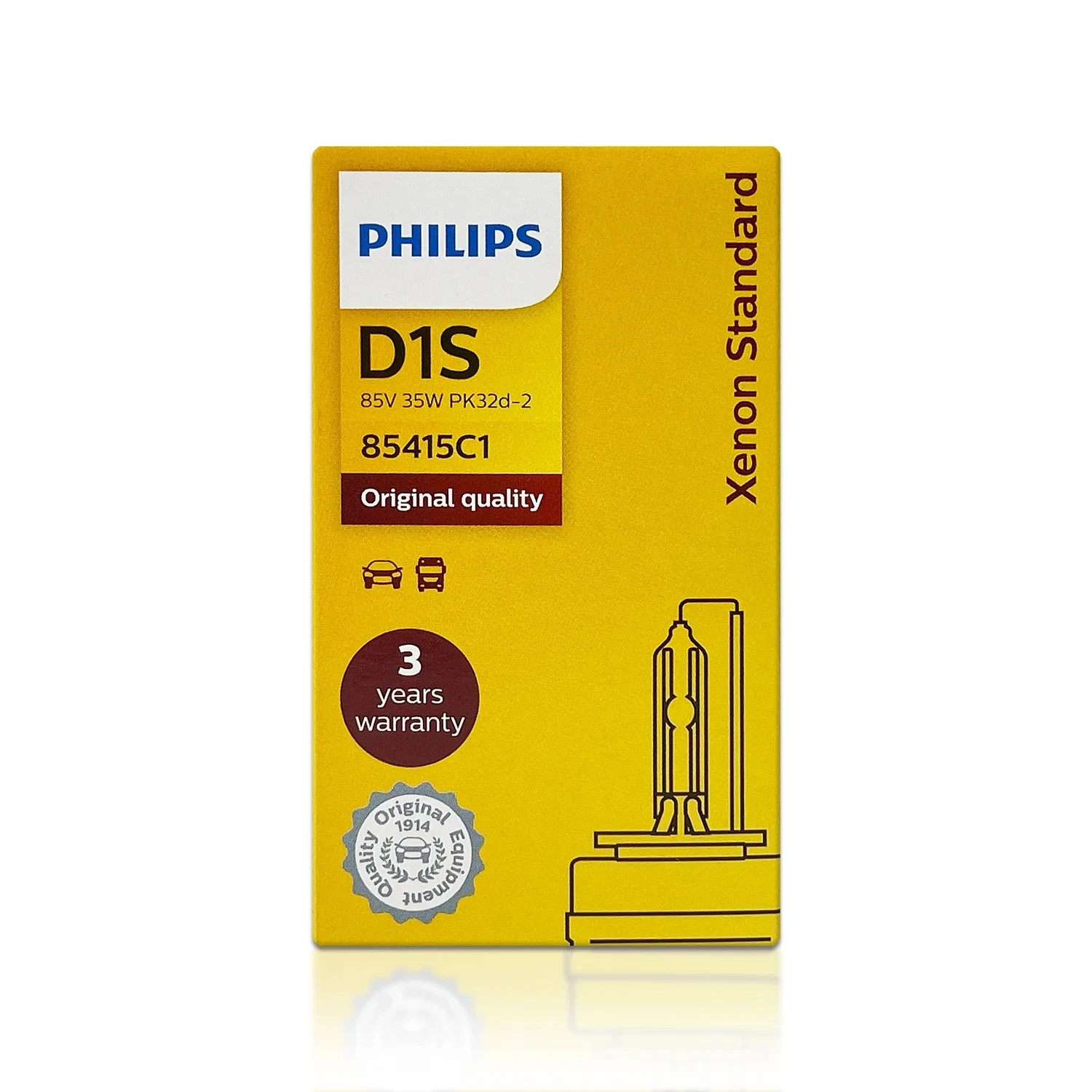 D1S - PHILIPS 4300K XenStart OEM HID/Xenon Replacement bulb 85415C1 35W D1S - PHILIPS 4300K XenStart OEM HID/Xenon Replacement bulb 85415C1 35W