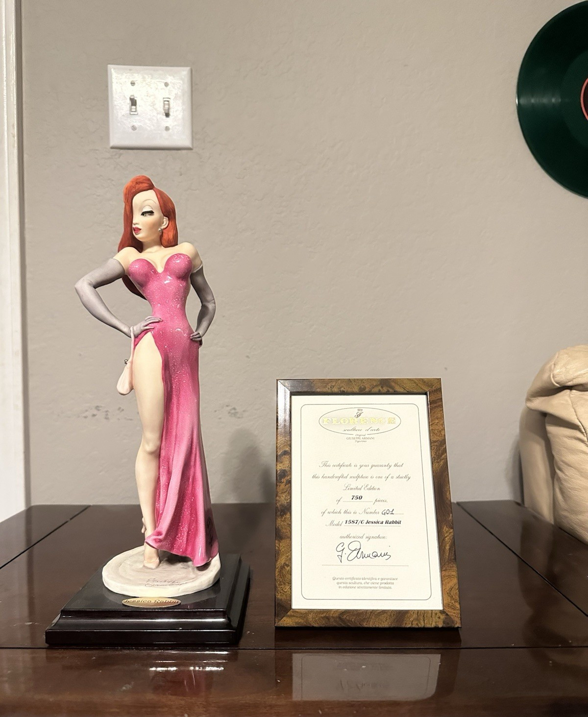 Florence Jessica Rabbit Disney Limited Edition Figurine Disneyana Mystery 2002