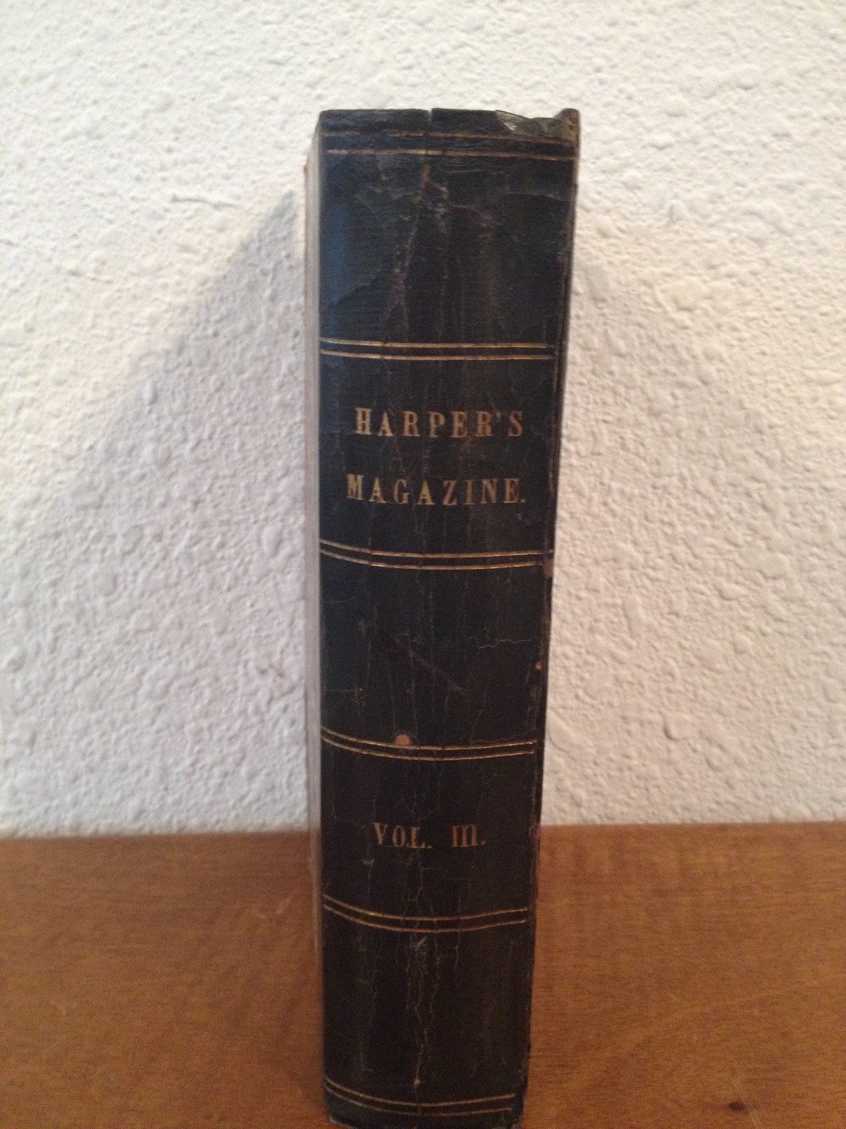 Antique Harper’s New Monthly Magazine Volume 3 June to November 1851