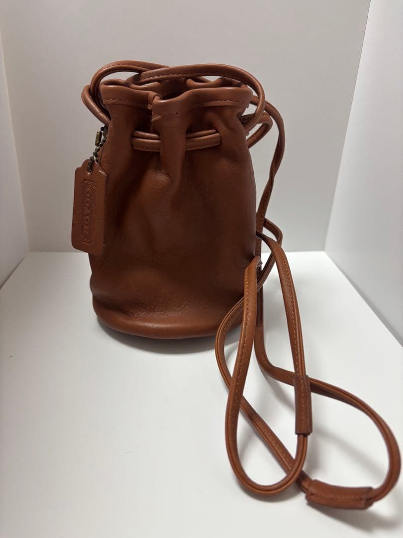 Rare Old COACH Shoulder Drawstring