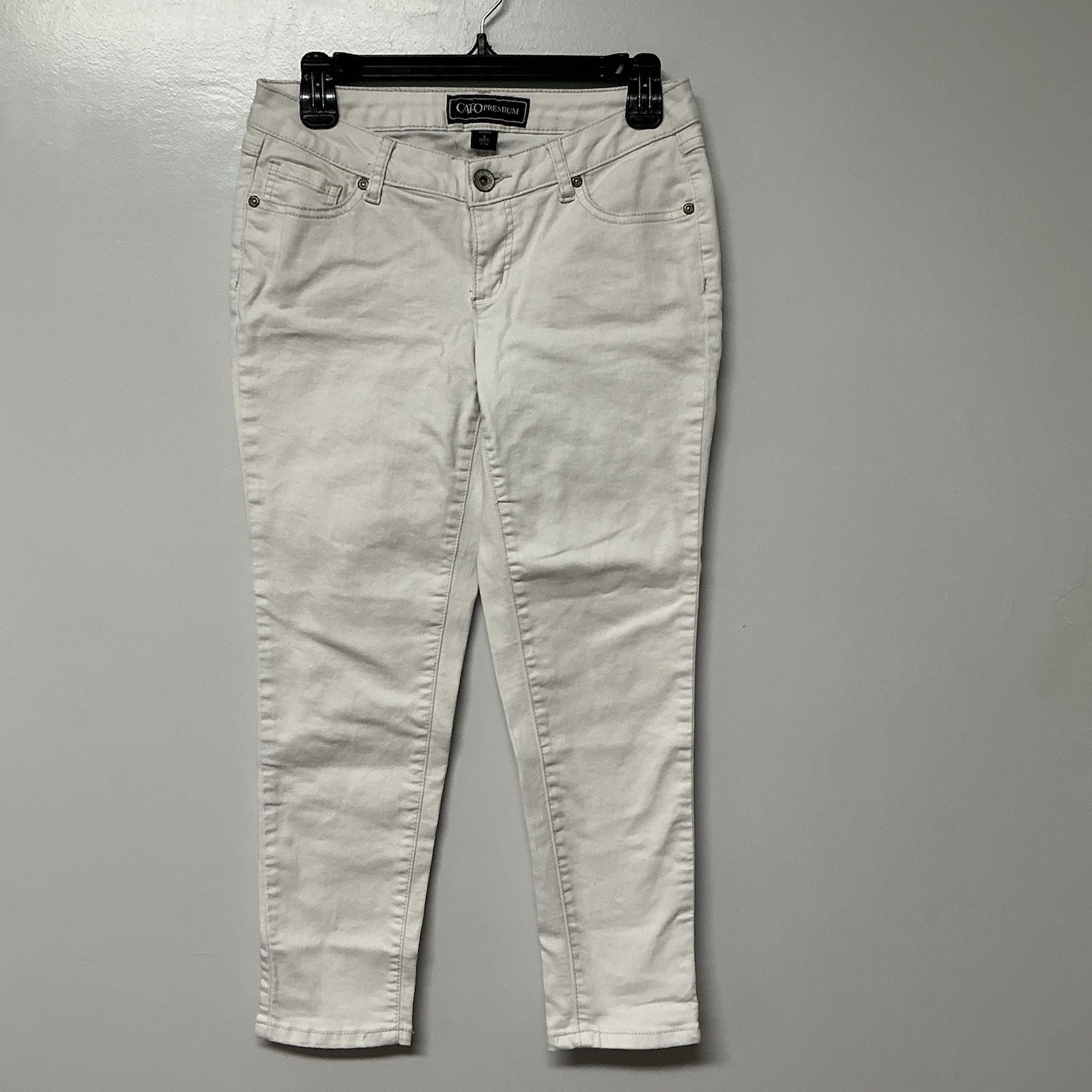 Cato Premium Women’s White Jeans Modern 4 Cato Premium Women’s White Jeans Modern 4