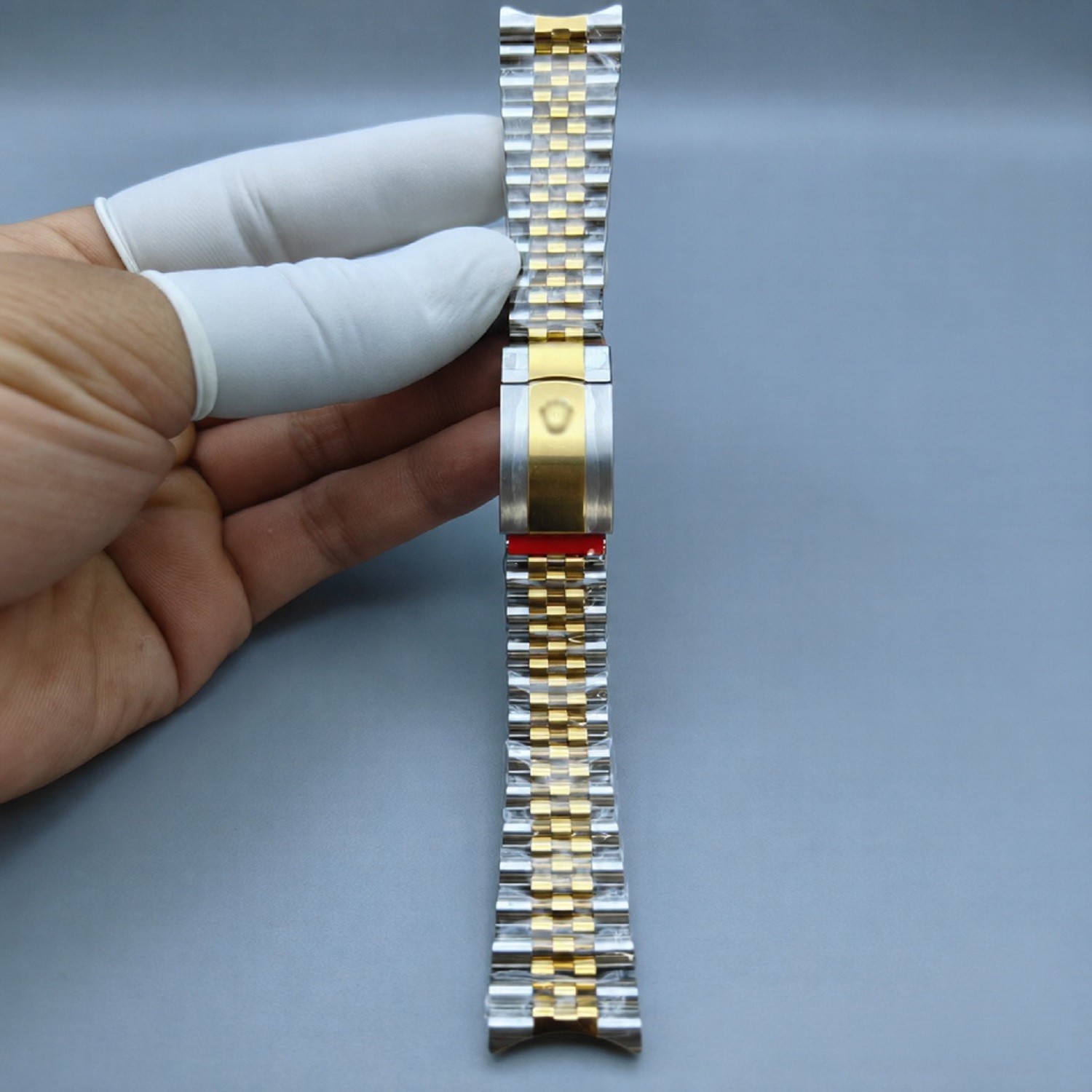 21mm 904L Two Tone Gold Plated Jubilee Bracelet Fits Rolex Sea-Dweller 126600