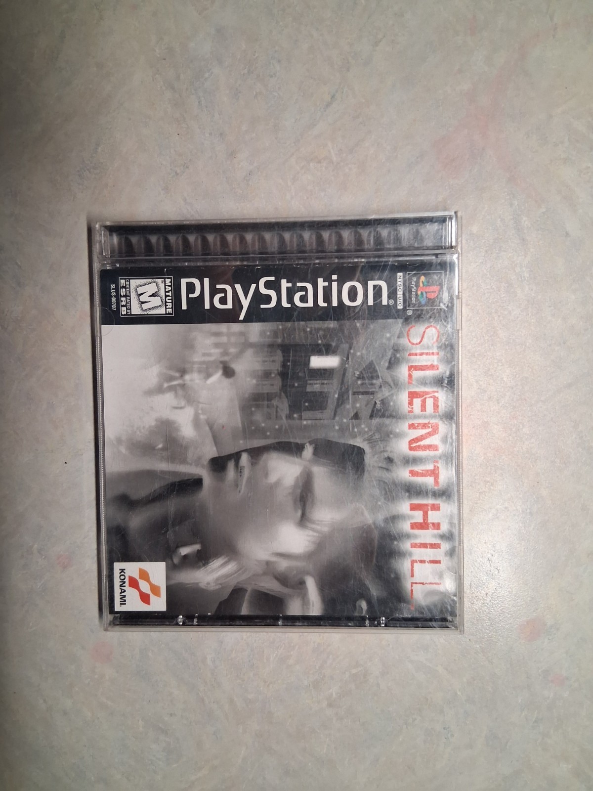 Konami Silent Hill (PS1) Manual Included With Reg Card 1999 Survival Horror
