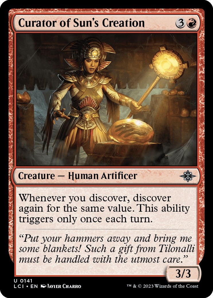 Curator of Sun\'s Creation EN MTG The Lost Caverns of Ixalan - 141 NM