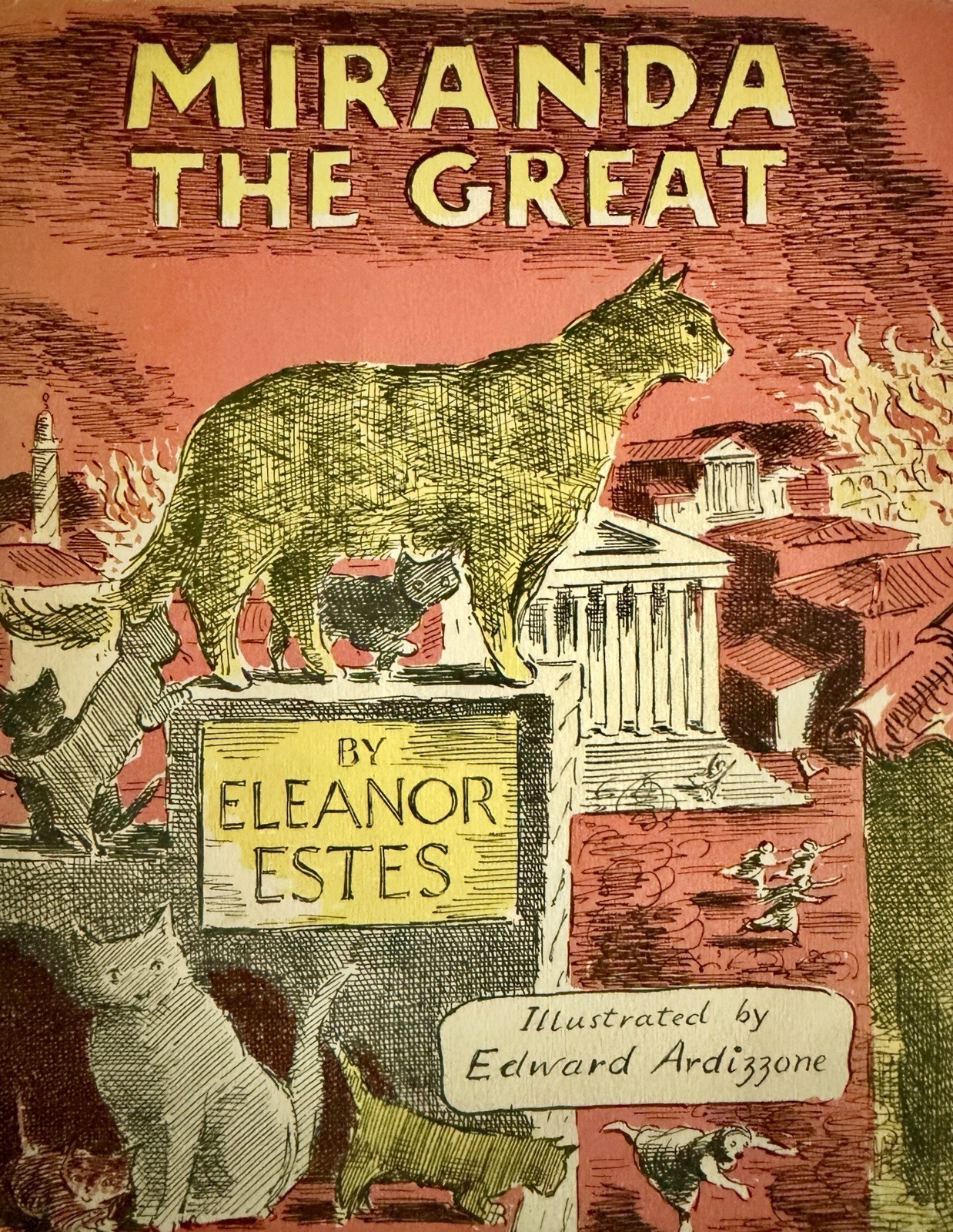 VINTAGE 1967 MIRANDA THE GREAT BY ELEANOR ESTES HC BOOK WITH DJ VG