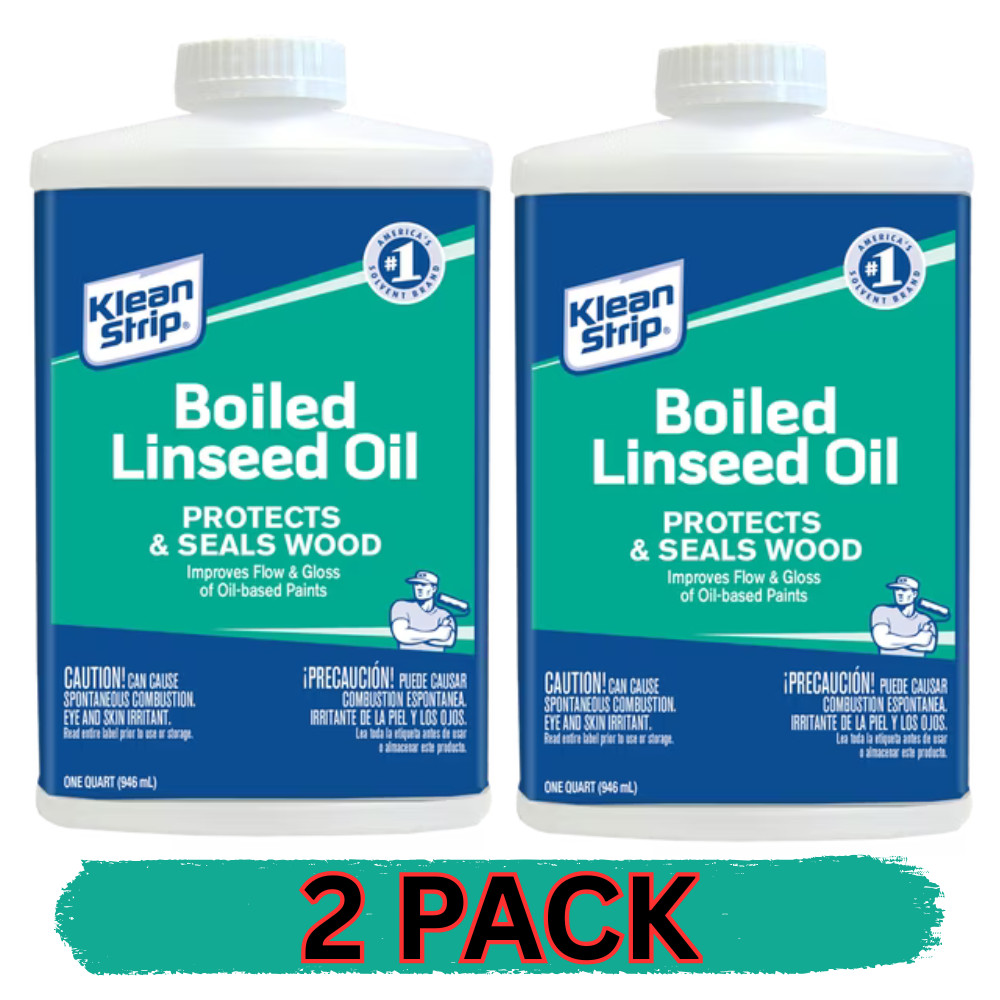 ( 2 PACK )  Klean Strip Boiled Linseed Oil Qt.