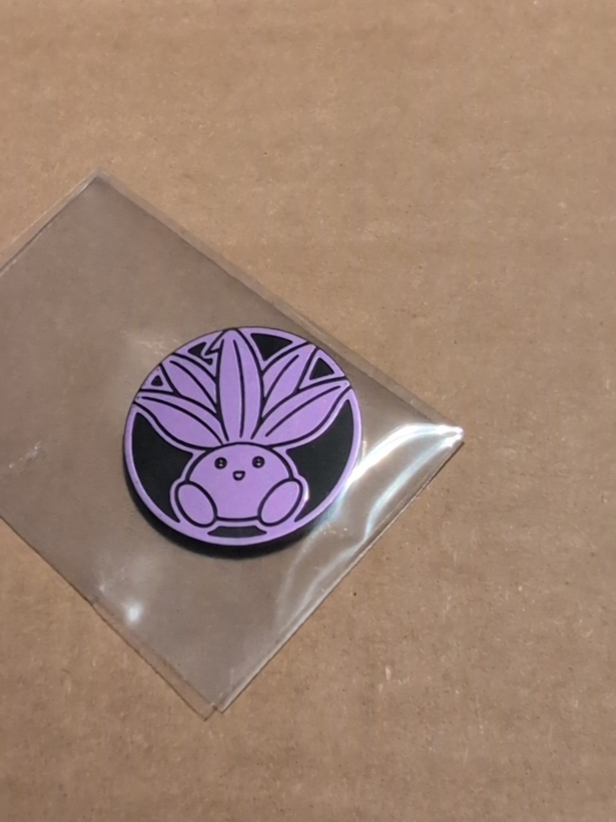 Pokemon Purple Oddish Mini Coin From 151 Chinese