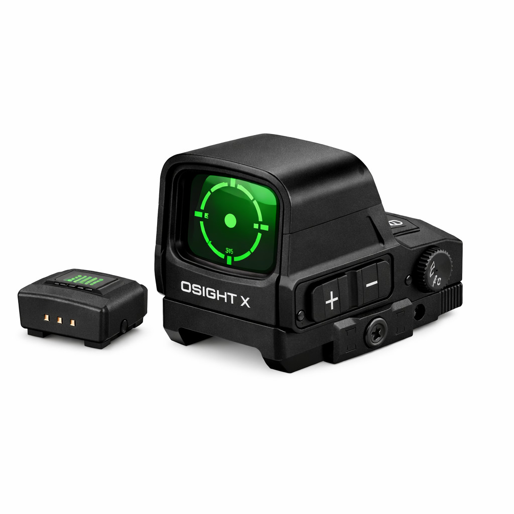 Olight Osight X GN（Green Multi‑Reticle + Magnetic Charging Cover）black