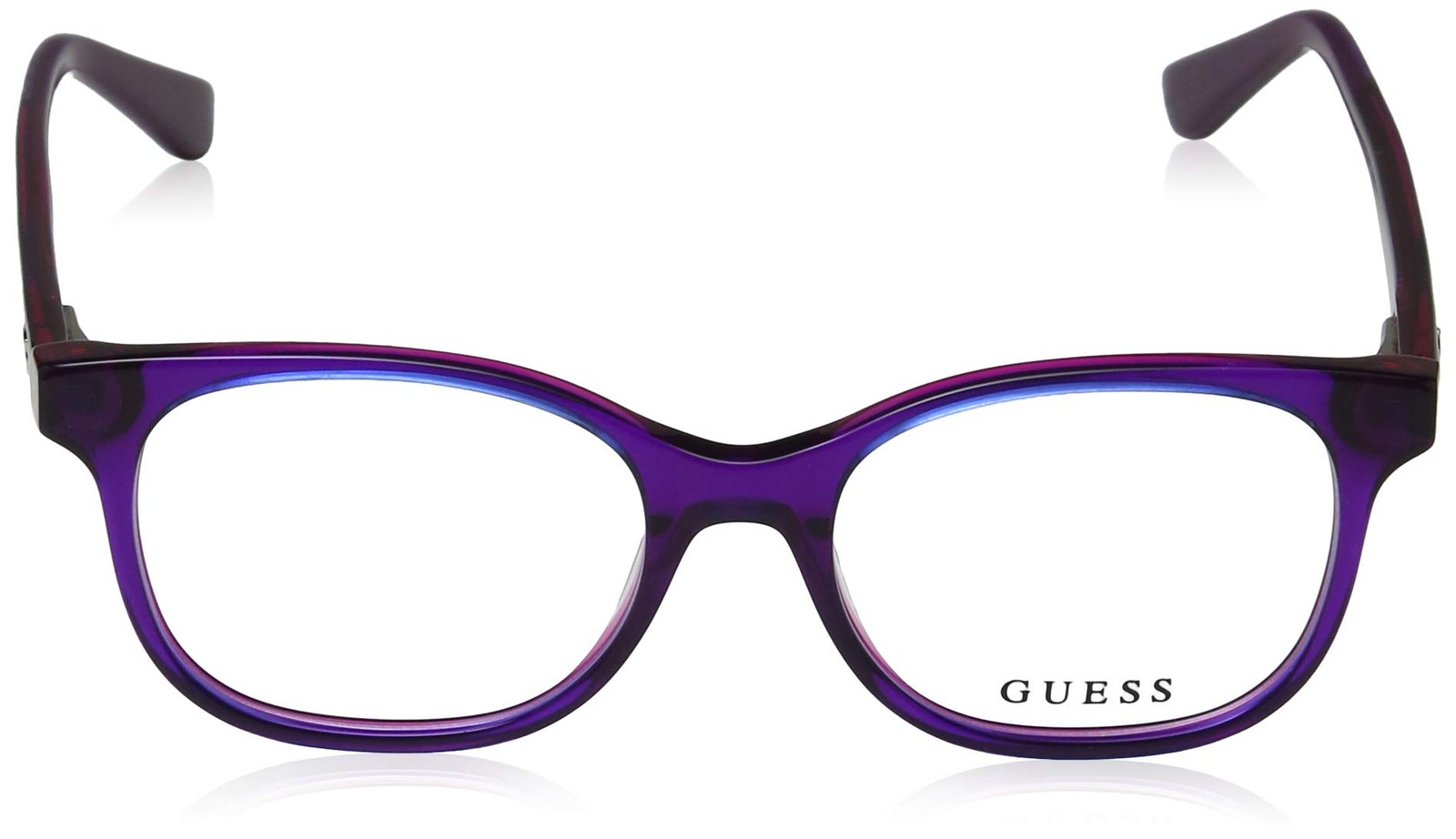 Guess GU9176 Eyeglass Frames - Shiny Violet Frame, 48 mm Lens Diameter