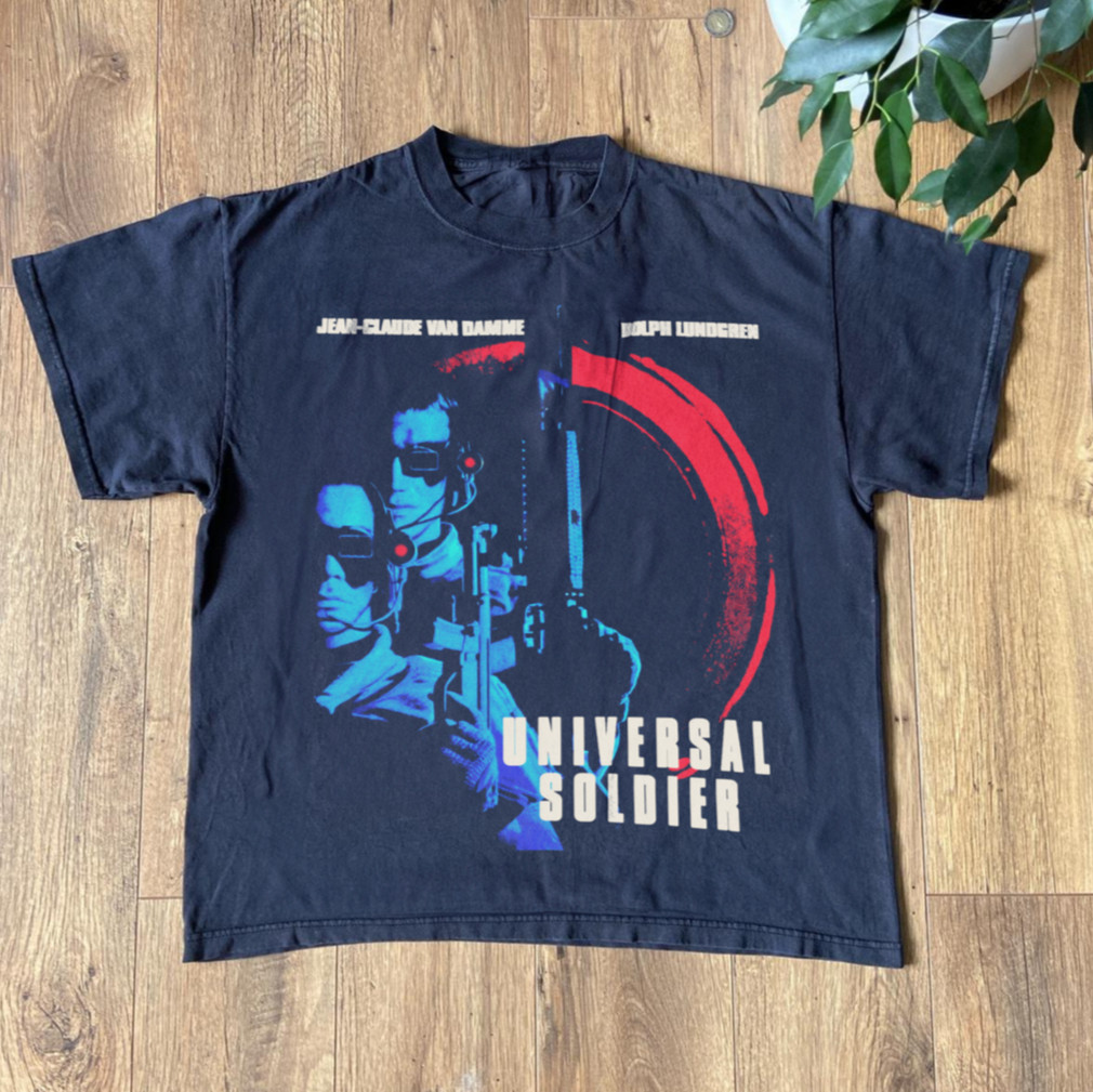 Universal Soldier 1992 Vintage Movie Promo T-Shirt Movie Graphic Retro Tee