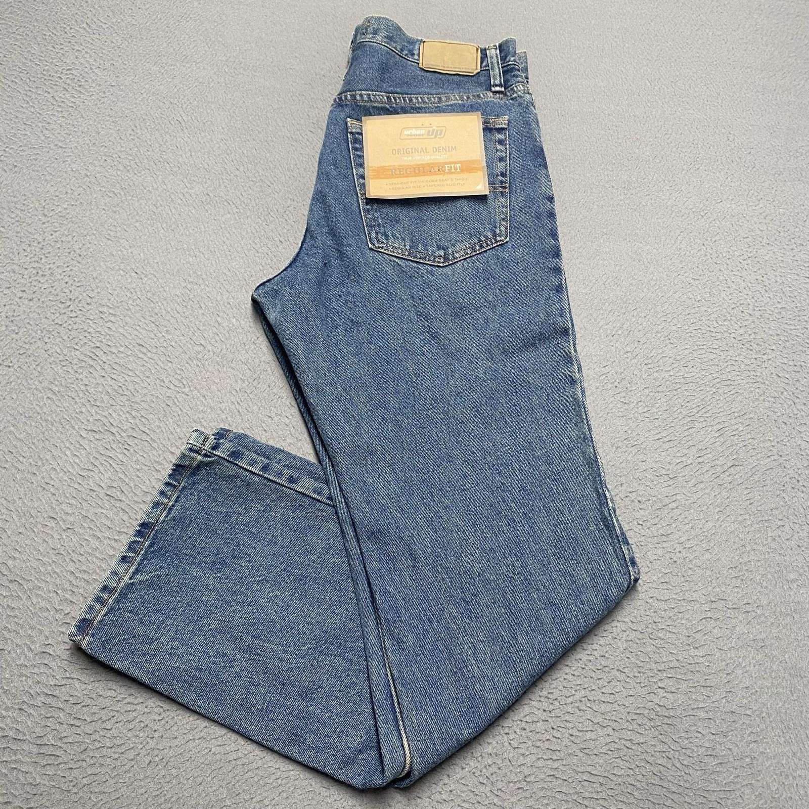 Urban Pipeline Jeans Mens 32x30 Blue Straight Regular Denim Medium Wash Pants