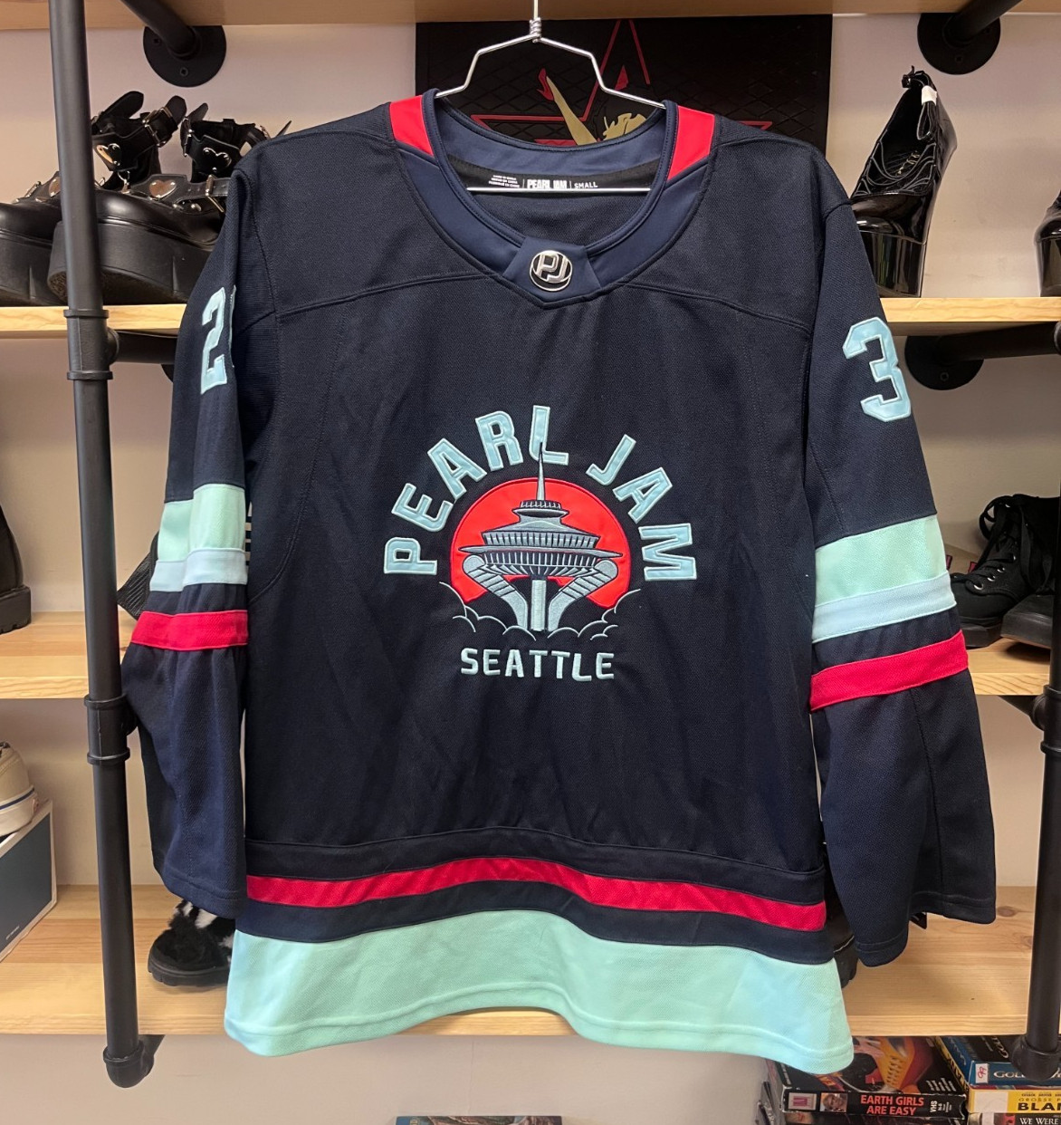 Pearl Jam Seattle Kraken 2024 Concert Hockey Jersey Brand New Dark Matter Tour S Pearl Jam Seattle Kraken 2024 Concert Hockey Jersey Brand New Dark Matter Tour S