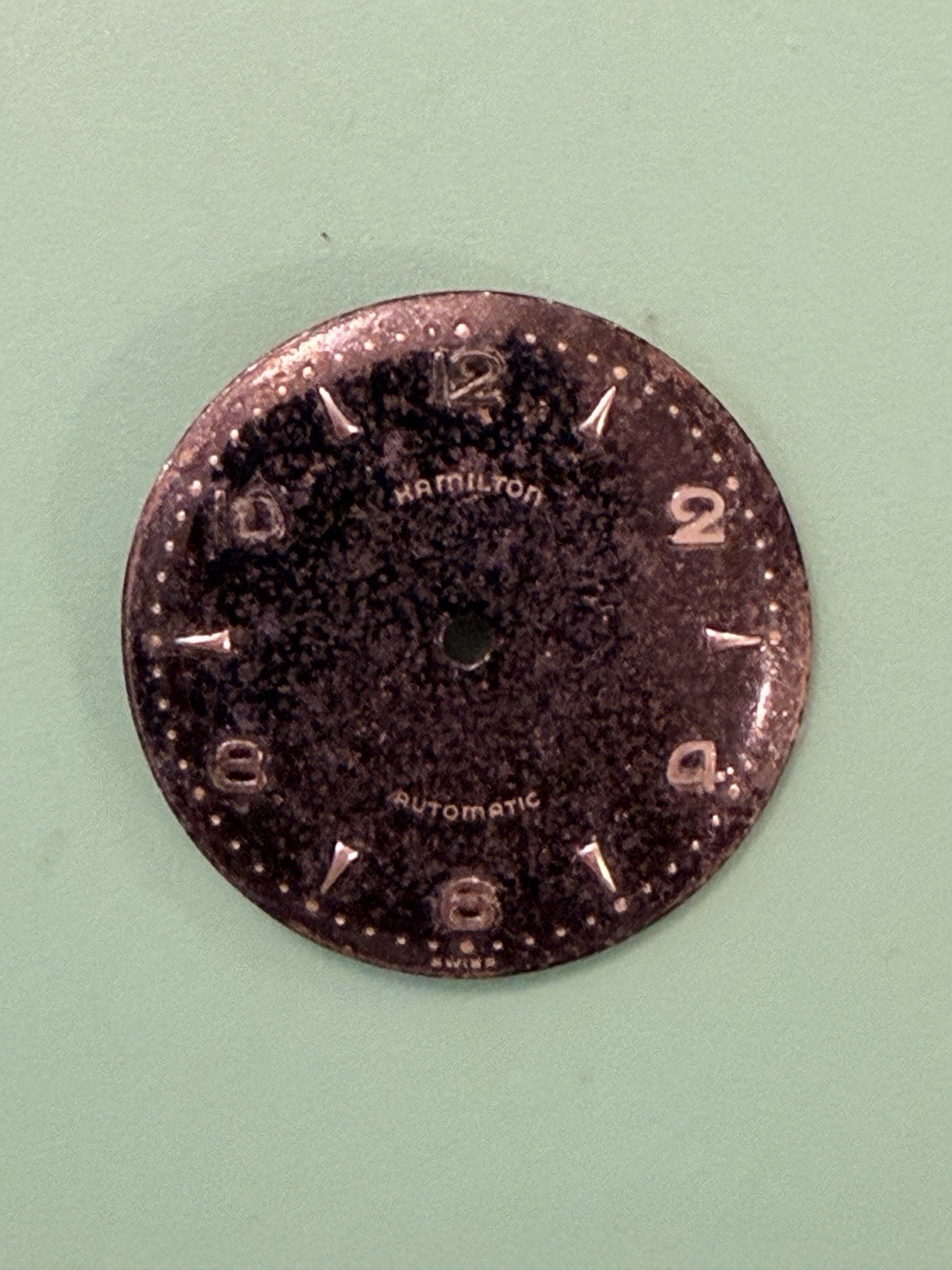 Vintage Hamilton K-503 Automatic Black Dial 26.7mm Swiss Cal 661 Parts Repair