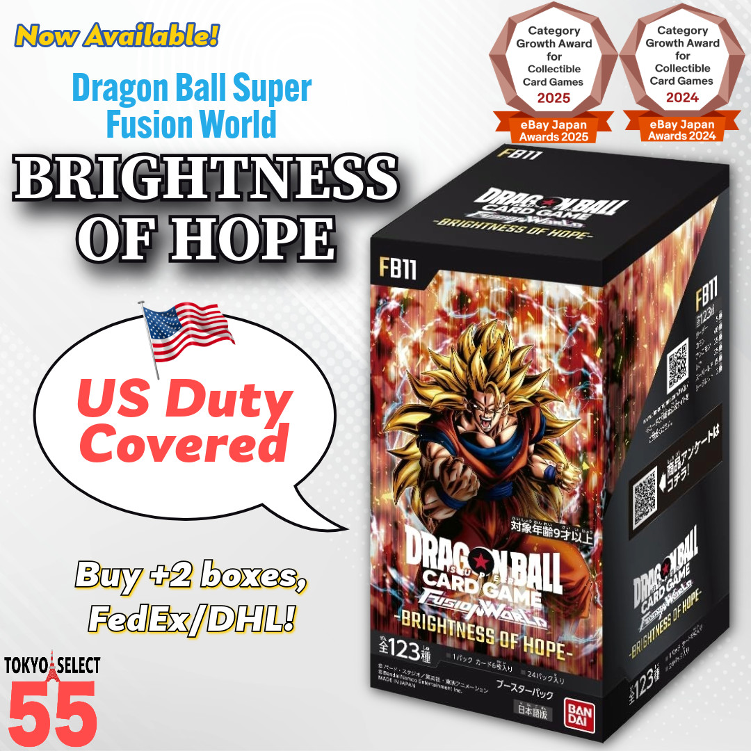 BRIGHTNESS OF HOPE Booster Box Japanese FB11 Dragon Ball Super Fusion World