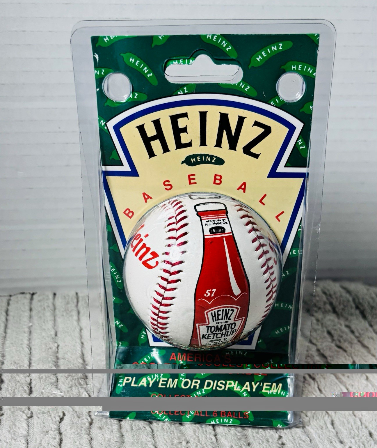 VTG 1998 Heinz Tomato Ketchup Collectible Baseball Anaconda Sports Sealed NEW