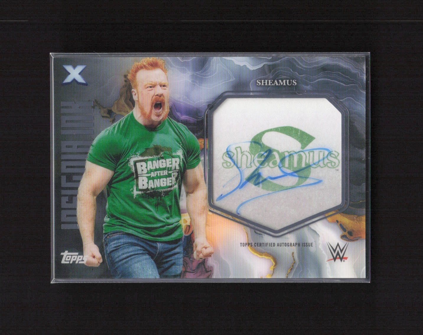2025 Topps Exalted WWE Sheamus #INI-SHS Insignia Ink Autograph 2025 Topps Exalted WWE Sheamus #INI-SHS Insignia Ink Autograph