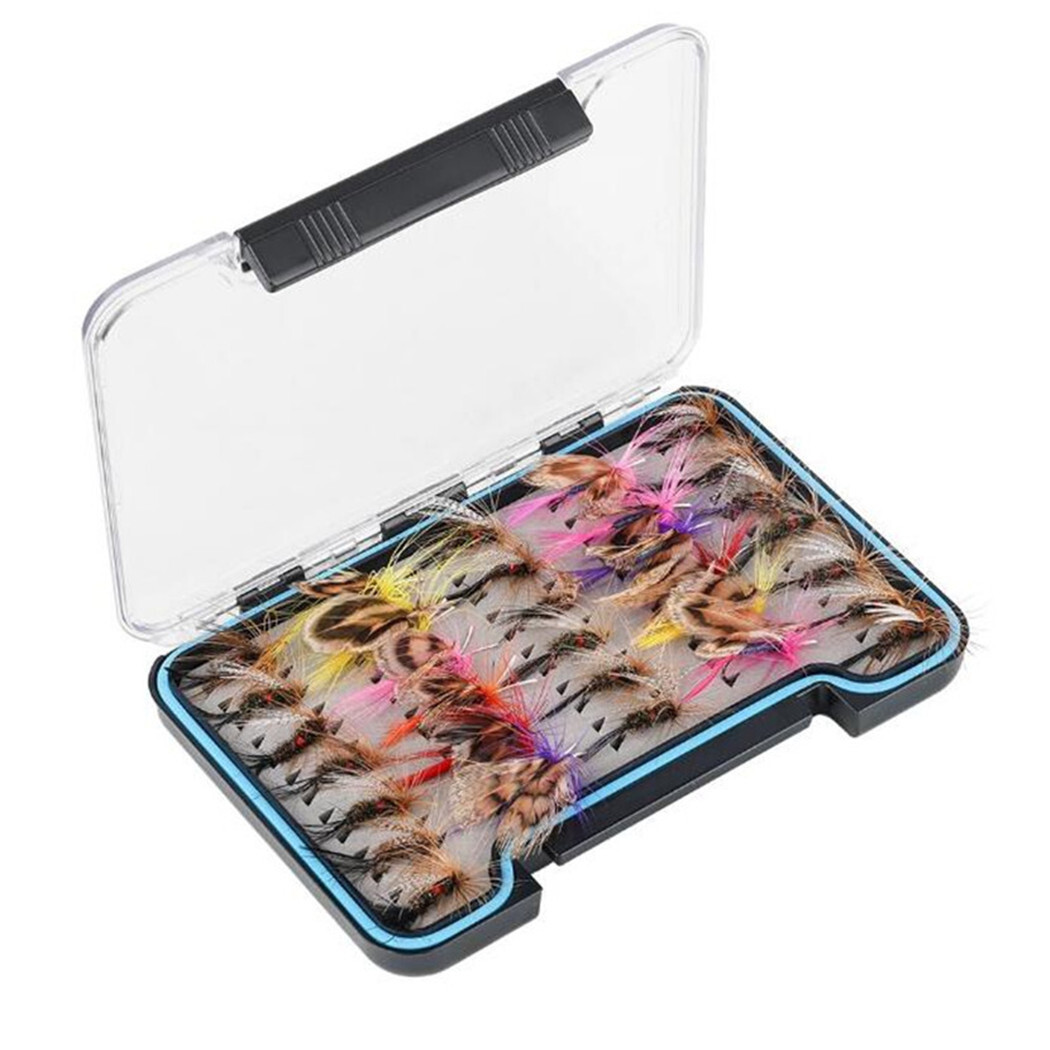 32-148Pcs Wet Dry Flies Nymph Fly Fishing Lure Set for Trout Bass Salmon Fishing