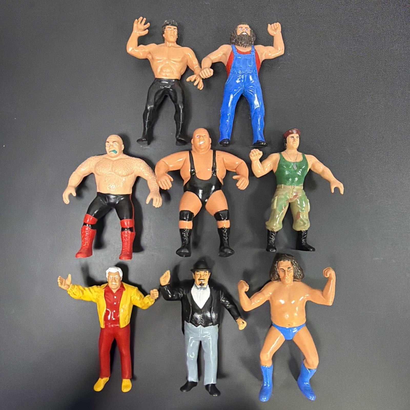 WWF LJN Titan Lot Of 8, Vintage Figure, (Some With Paint Touch Up) Read WWF LJN Titan Lot Of 8, Vintage Figure, (Some With Paint Touch Up) Read