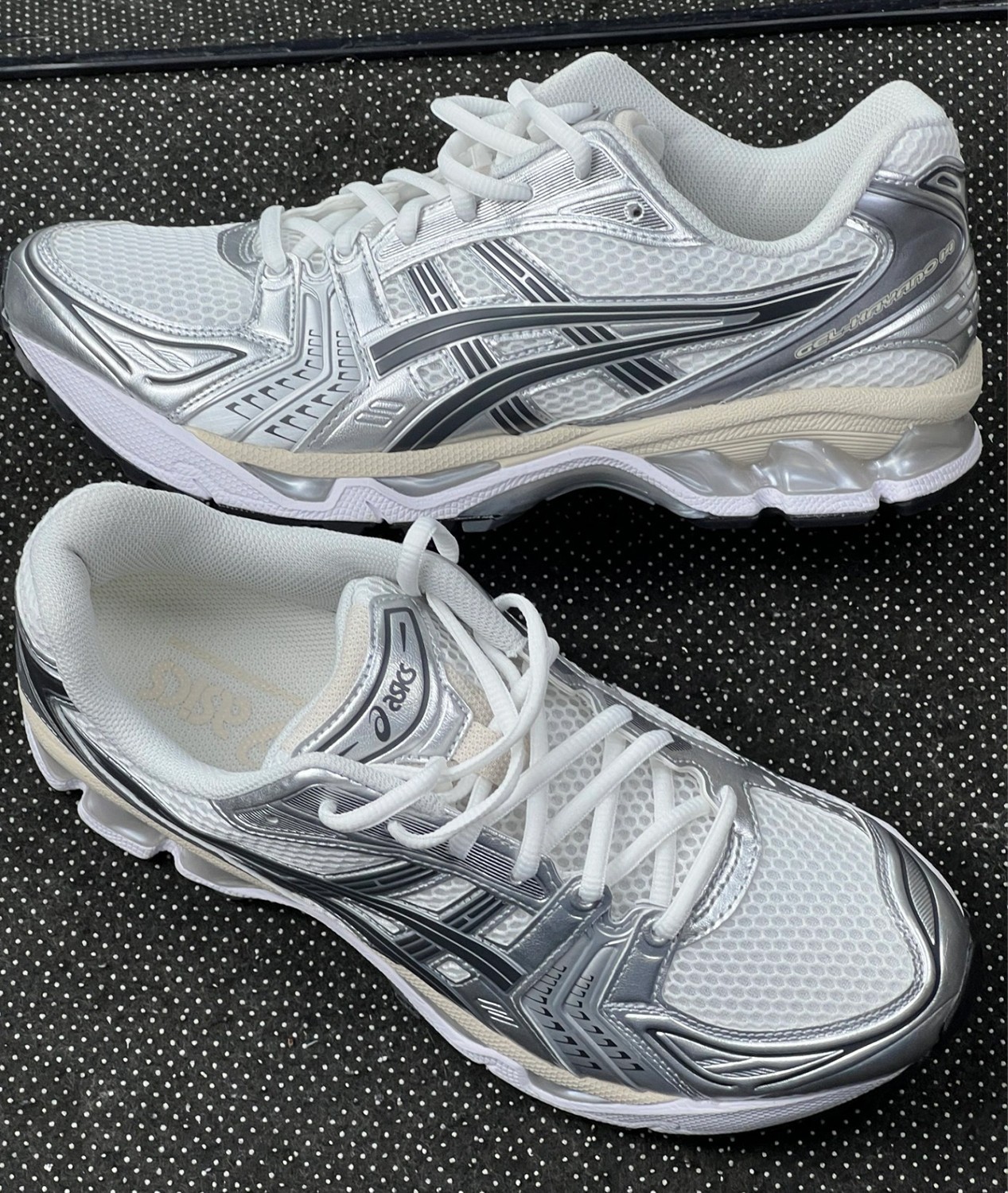 1203A537-110 ASICS Gel Kayano 14 'White Graphite Grey' |Supportive Men's 🩶