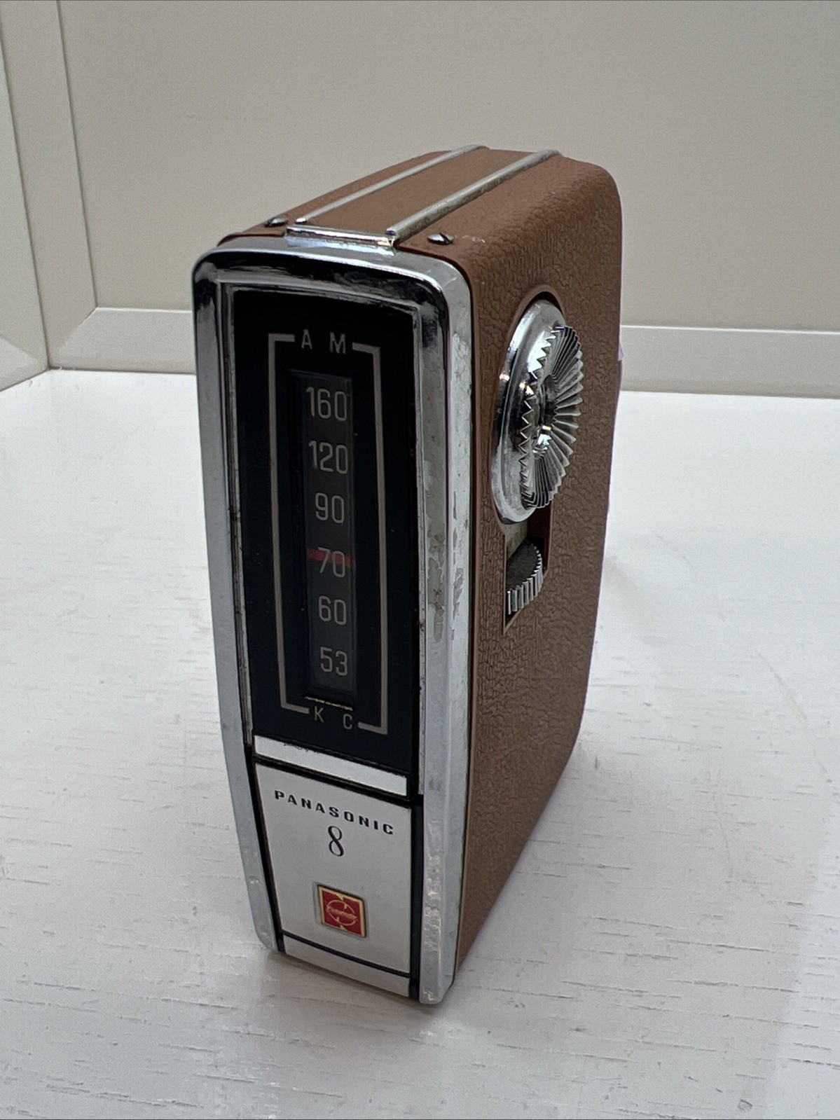 Vintage Panasonic 8 Transistor Am Radio Model R-1326 - Tested Works