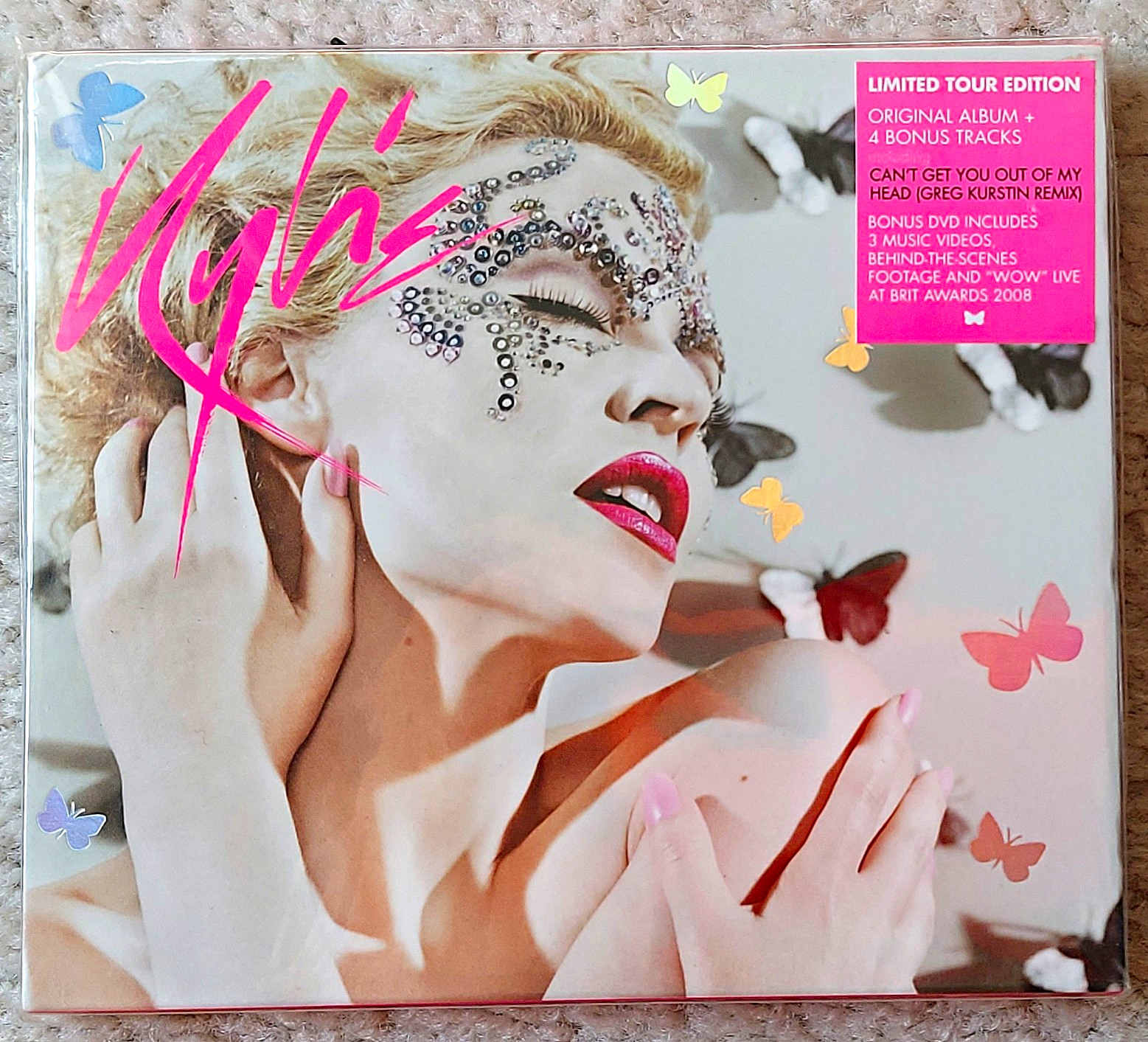Kylie Minogue X Limited Tour Edition CD 2008 Parlophone Bonus DVD