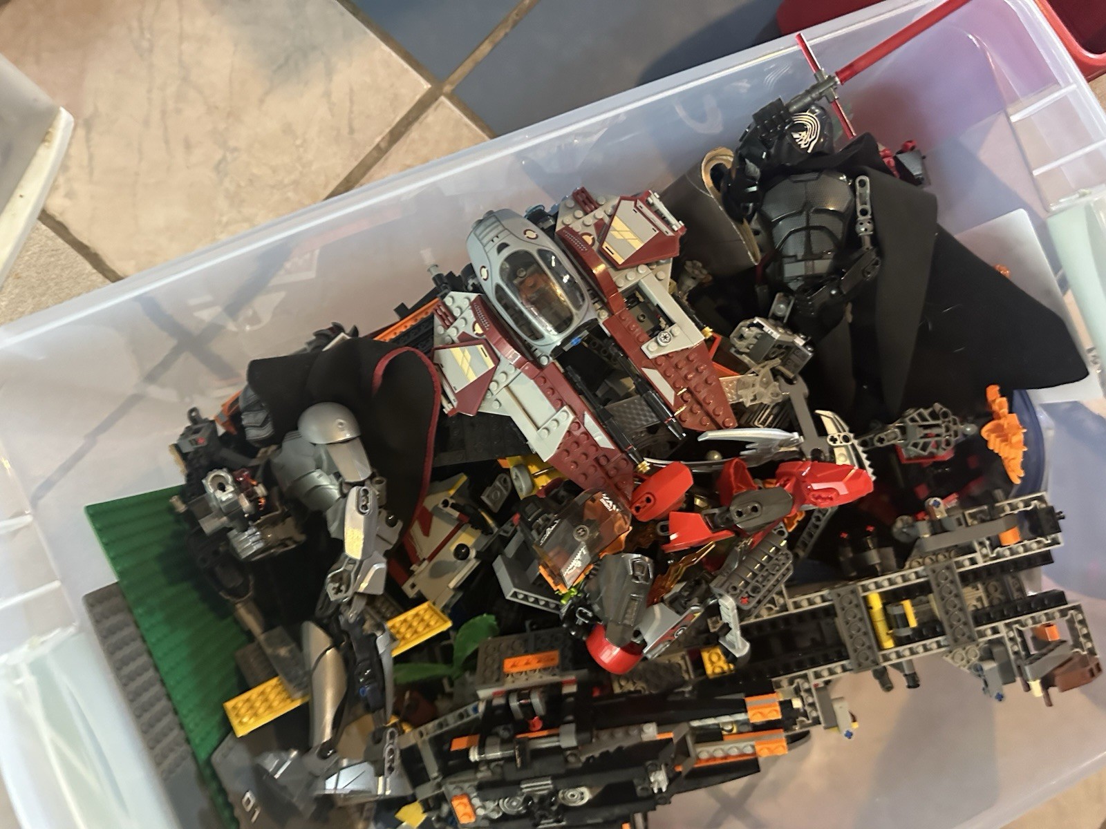 Lego Lot Of Mostly Built Stuff (Free shipping)