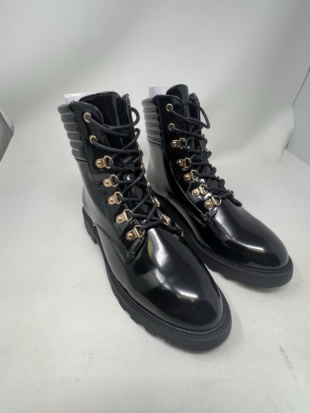 Shoedazzle black patent Claudine Bootie New in Box sz 8