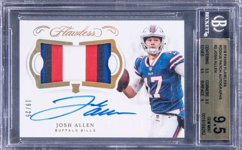 Josh Allen RPA🔥NFL NBA MLB Mystery Hot Pack 🔥Guaranteed AUTO OR RELIC Rookies