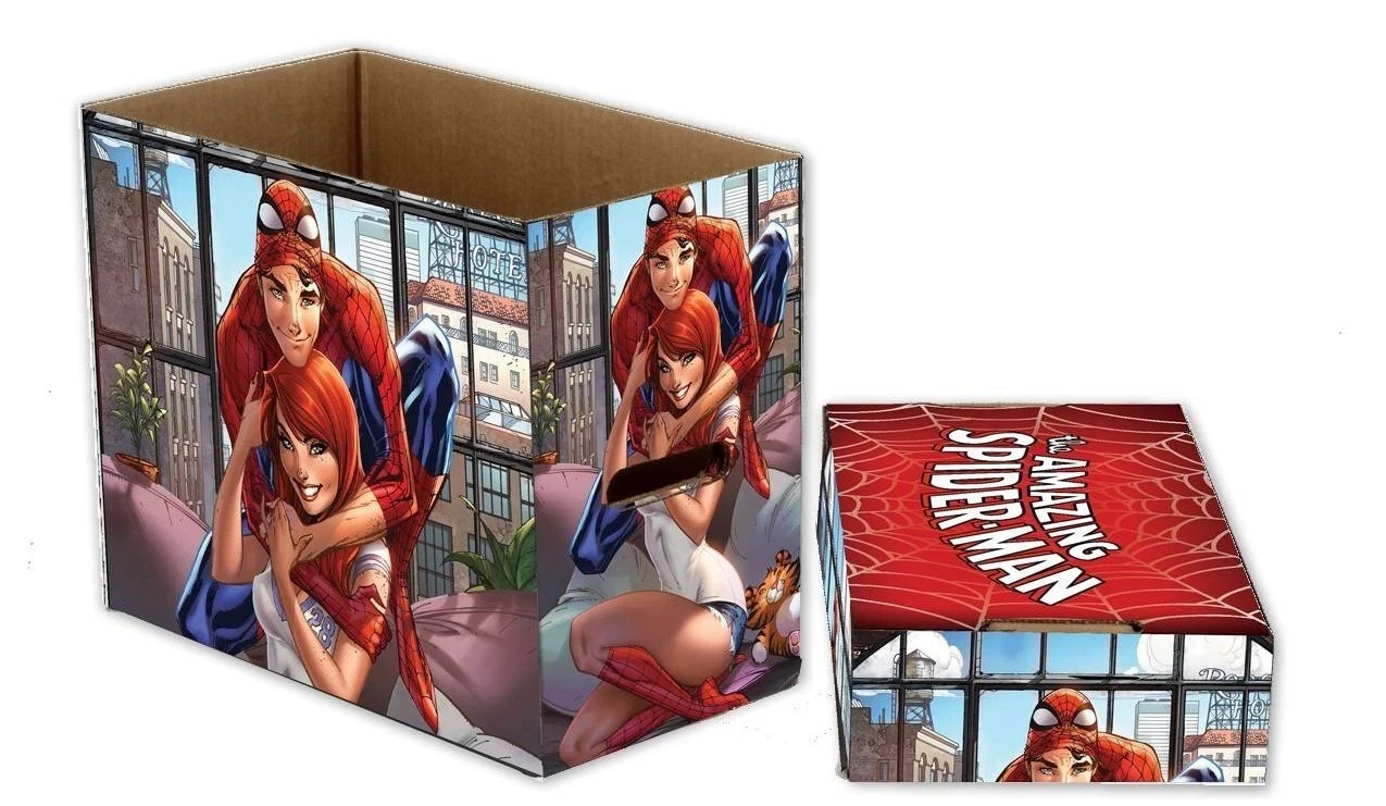 *NEW* Spider-Man Mary Jane Marvel Graphic Comic Box J Scott Campbell *NEW* Spider-Man Mary Jane Marvel Graphic Comic Box J Scott Campbell