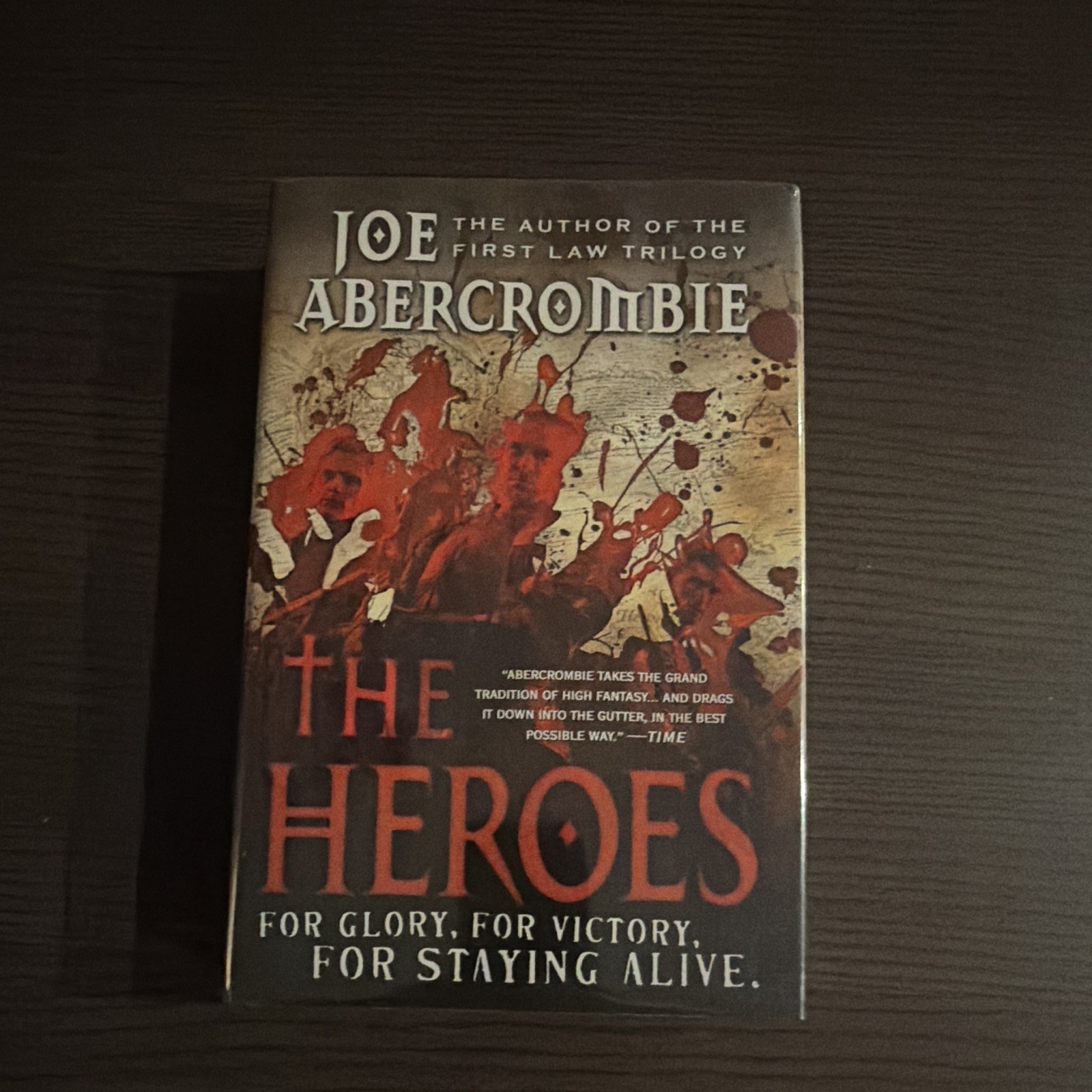 Joe Abercrombie - The Heroes Signed HC 1st NA Ed w/ Dust Jacket (2011)