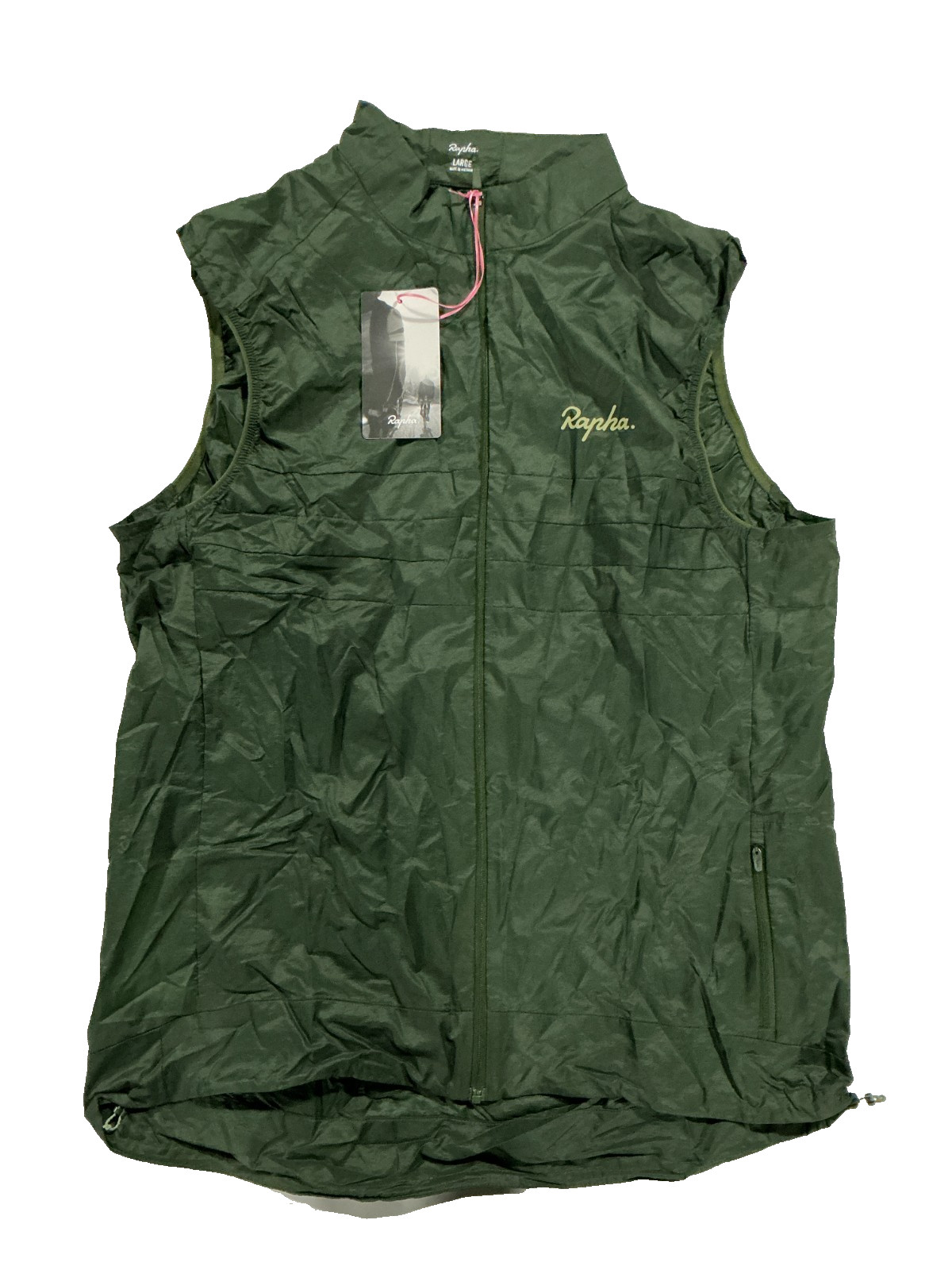 Rapha Explore Gilet Mens Large Olive Lightweight Cycling Vest Windproof NWT Rapha Explore Gilet Mens Large Olive Lightweight Cycling Vest Windproof NWT
