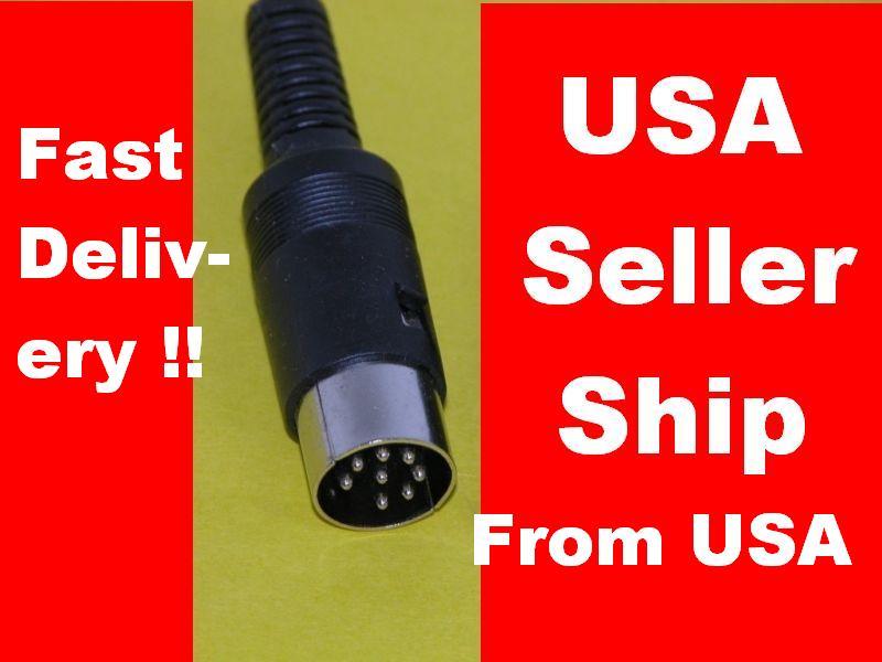 270 Degree 2PK 8 pin DIN plug for Yaesu Icom Kenwood radio BAND DATA PACKET 270 Degree 2PK 8 pin DIN plug for Yaesu Icom Kenwood radio BAND DATA PACKET