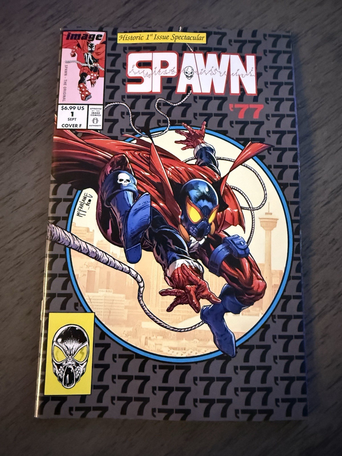 🔥 Spawn 77 #1 McFarlane 1:25 Ratio Retro Logo PRESALE 9/9 Image Comics 🔥