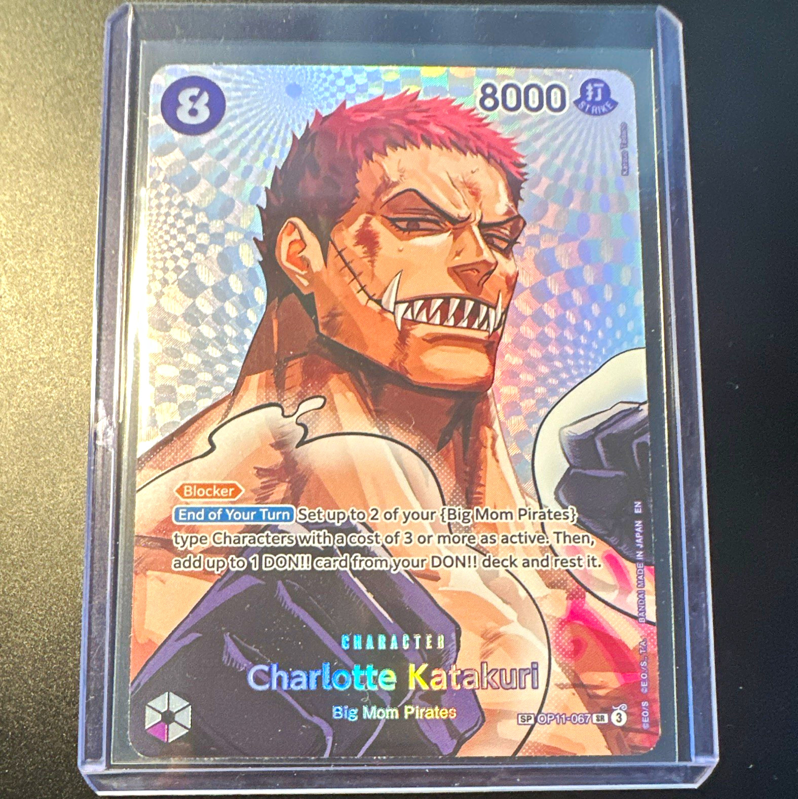 Bandai One Piece CCG Charlotte Katakuri OP11-067 SP NM EN Bandai One Piece CCG Charlotte Katakuri OP11-067 SP NM EN