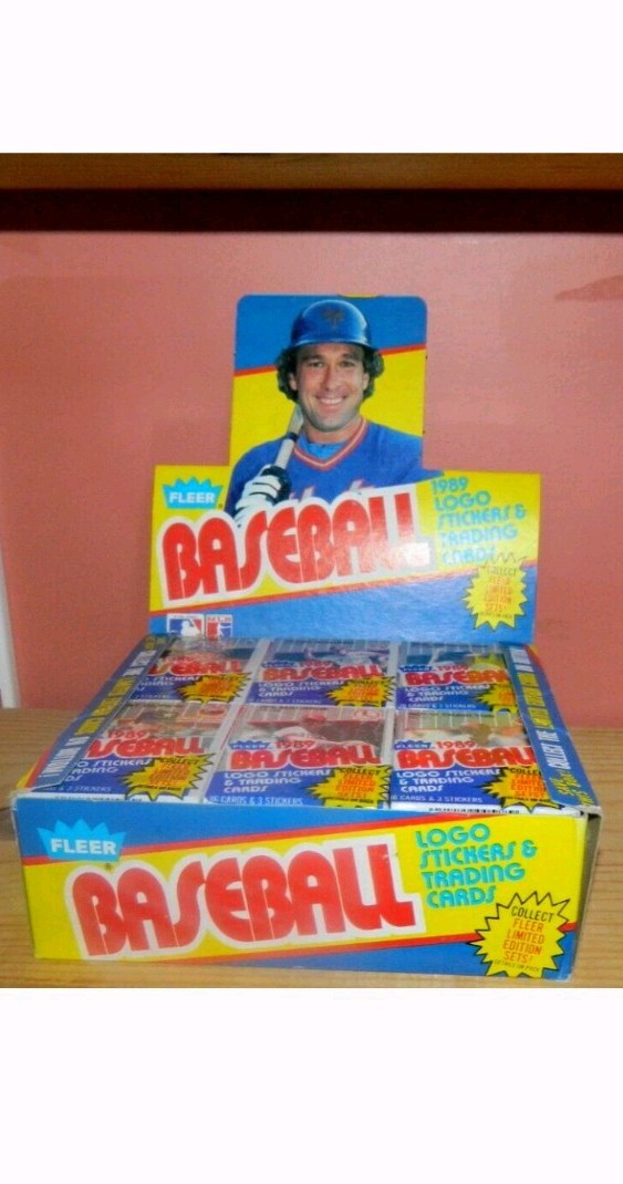 1989  Fleer Baseball   Cello Packs   (5)    Factory Sealed