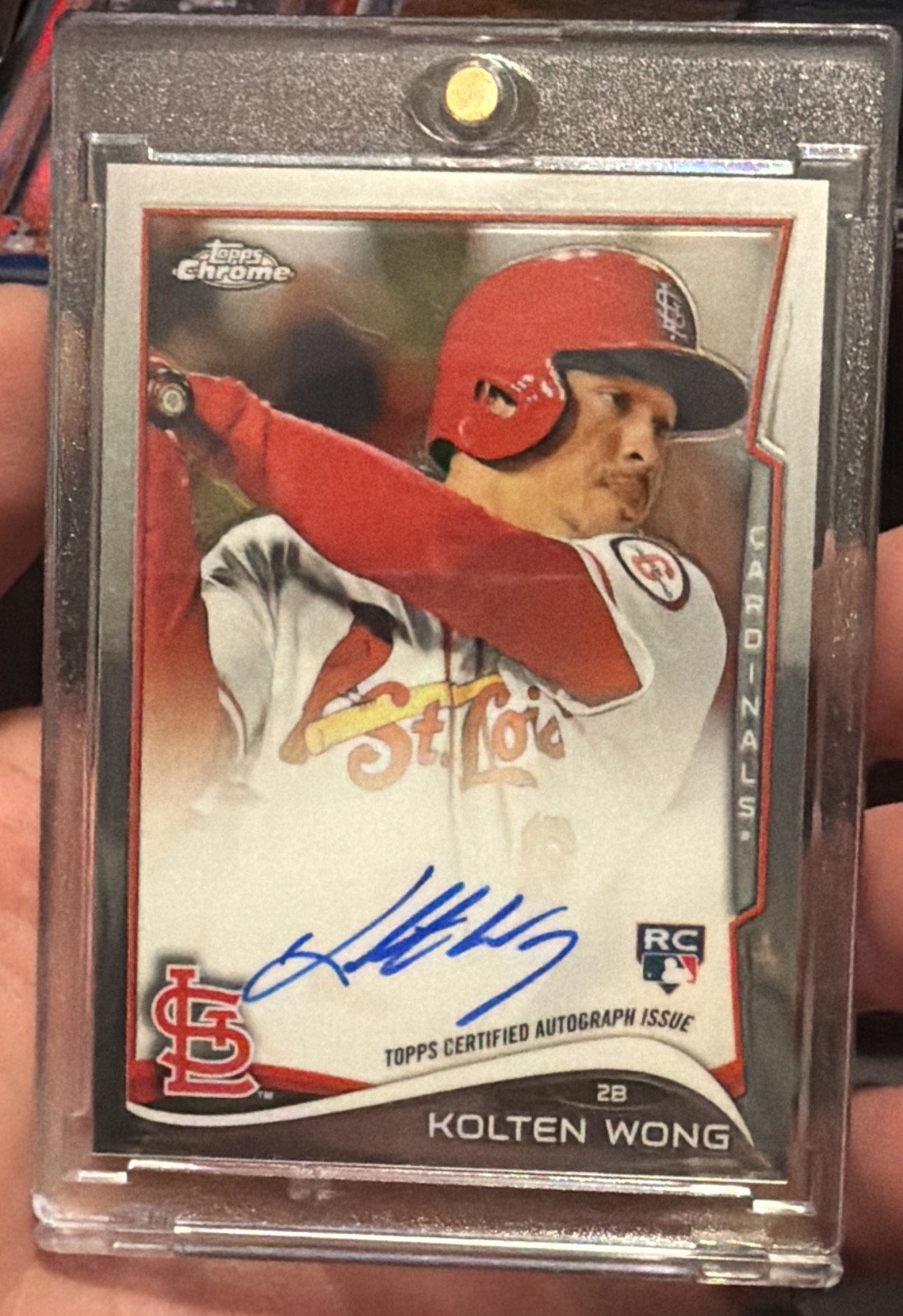 2014 Topps Chrome - Kolten Wong #188 Image Variation Rookie Autographs (AU, RC)