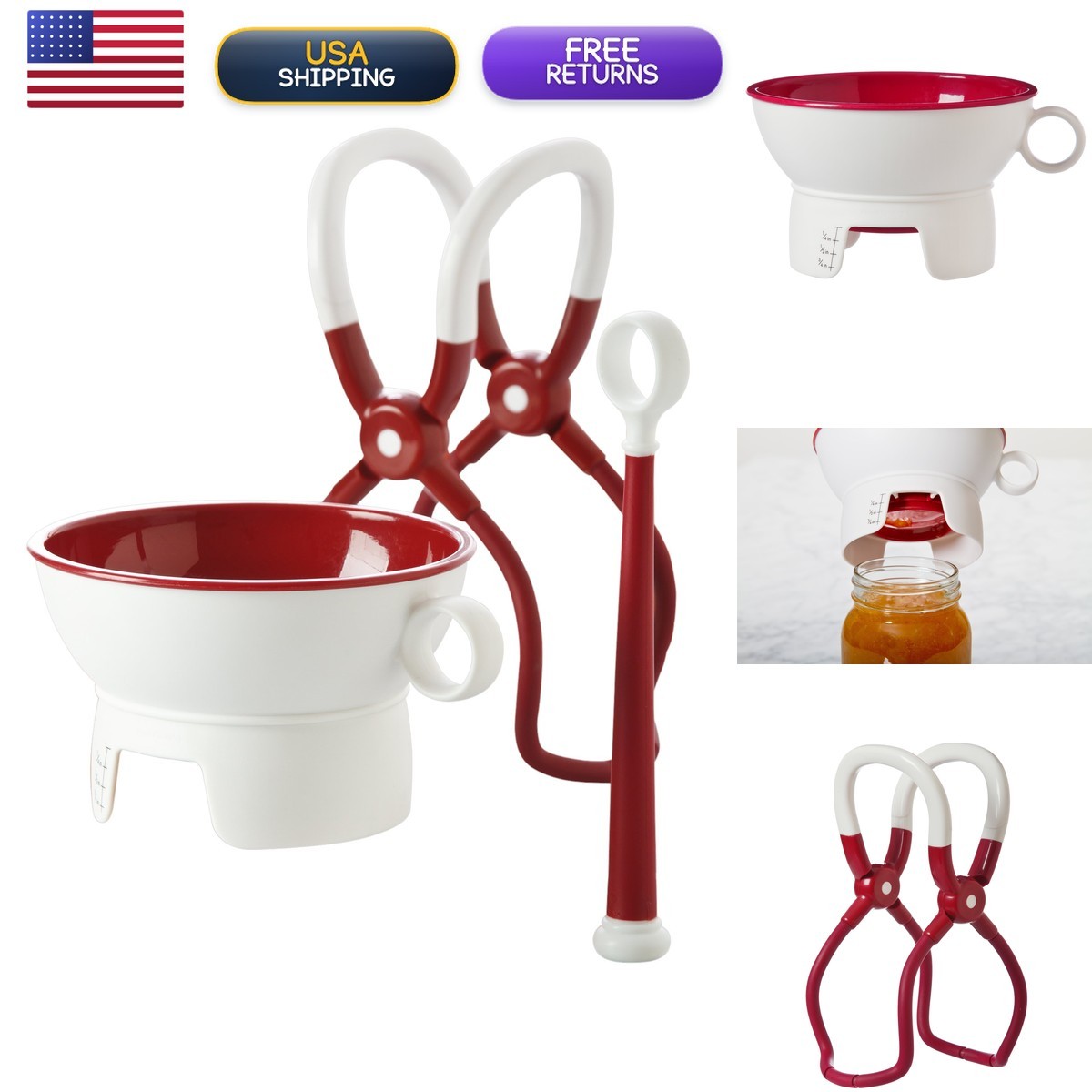 PrepWorks CKC-900 Canning Essentials Set for Canning Jars Lid Handling PrepWorks CKC-900 Canning Essentials Set for Canning Jars Lid Handling