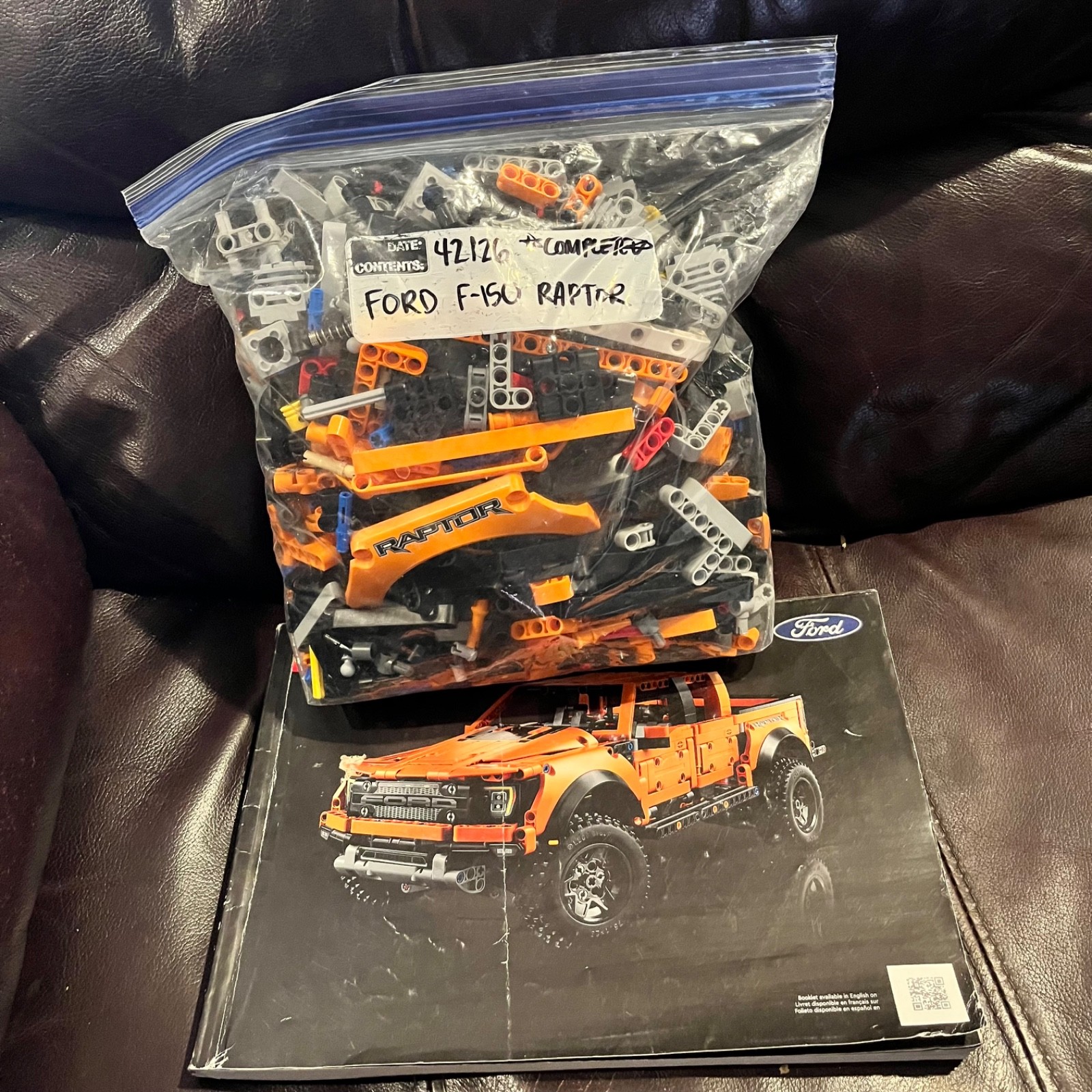 Lego Technic Ford F-150 Raptor 42126 Complete Set 1379 pcs | No Box Lego Technic Ford F-150 Raptor 42126 Complete Set 1379 pcs | No Box