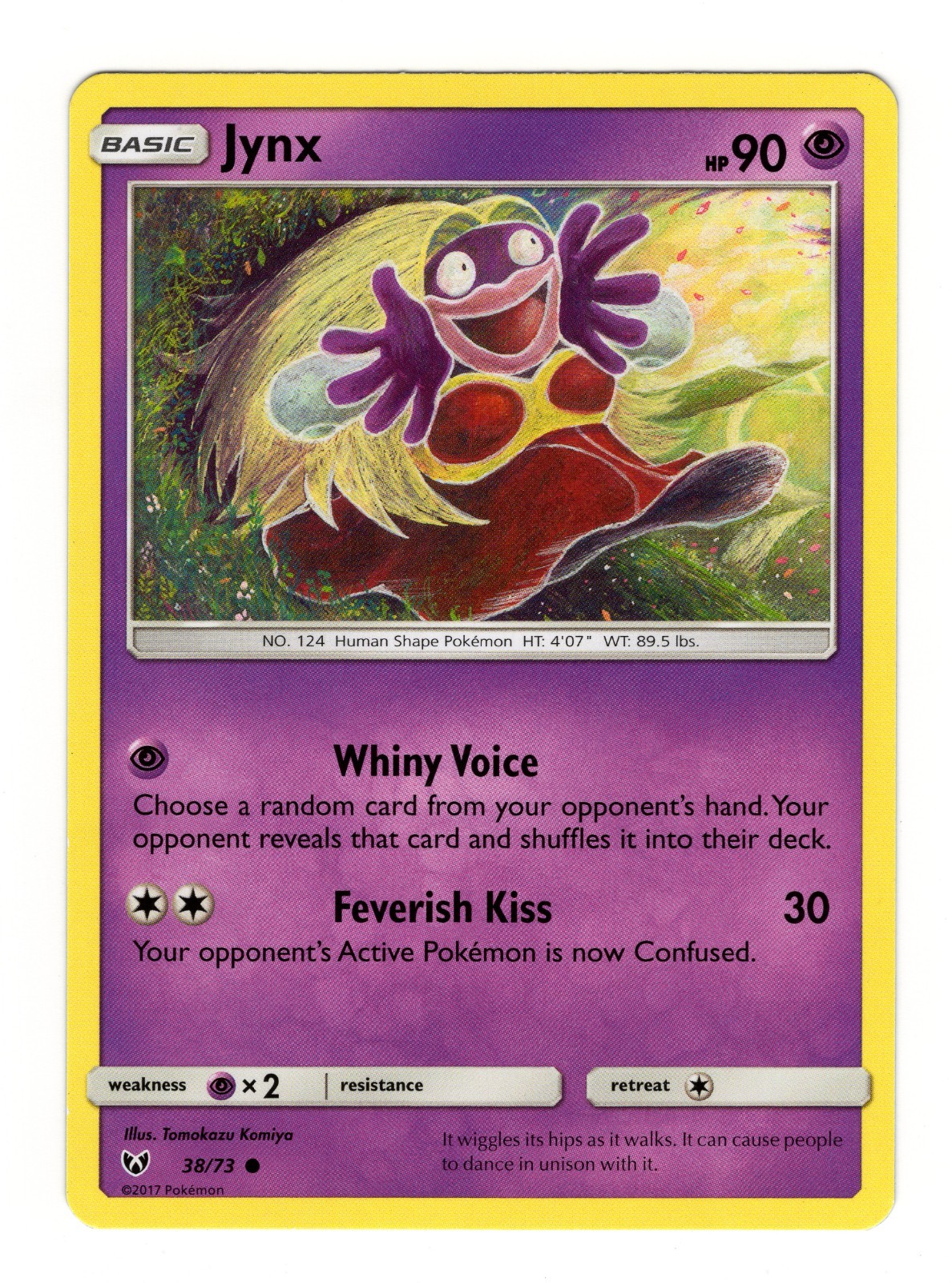 Jynx Tomokazu Komiya Shining Legends 38/73 Moderately Played
