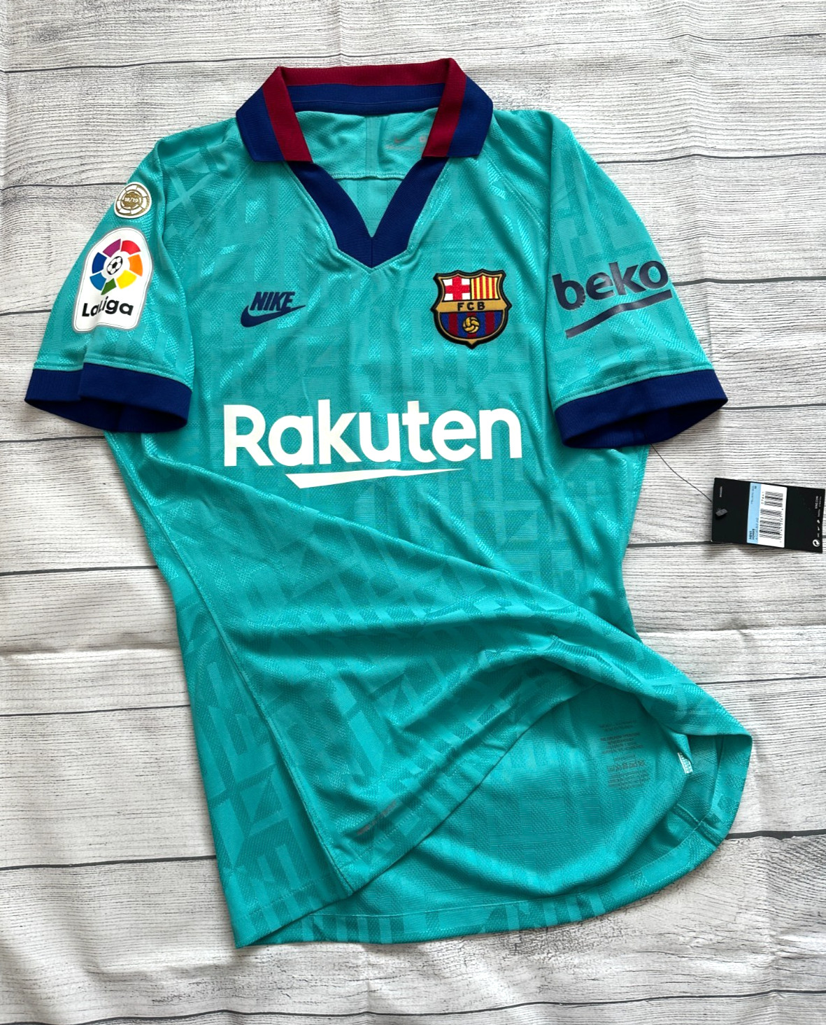 Barcelona 19/20 NIKE match issue Away shirt - #21 Frankie De Jong