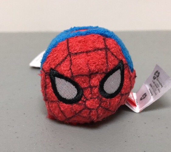 Disney Store~Spiderman~ 3.5” Mini Tsum Tsum Plush - Avengers Series- New w/Tags Disney Store~Spiderman~ 3.5” Mini Tsum Tsum Plush - Avengers Series- New w/Tags