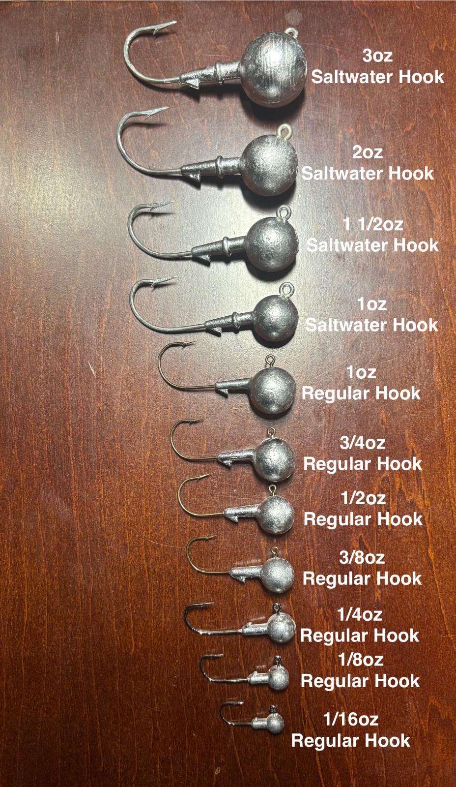 Round Jig Heads Bulk-1/16oz 1/8oz 1/4oz 3/8oz 1/2oz 3/4oz 1oz 1.5oz 2oz 3oz Round Jig Heads Bulk-1/16oz 1/8oz 1/4oz 3/8oz 1/2oz 3/4oz 1oz 1.5oz 2oz 3oz
