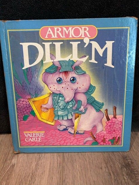 Vintage 1988 Valerie Carle Armor Dill'm Childrens Hardcover Book Vintage 1988 Valerie Carle Armor Dill'm Childrens Hardcover Book