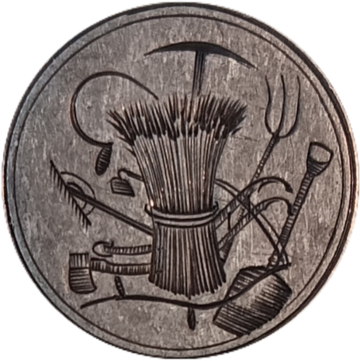Love Token Farm Tools Wheat Sheaf Scythe Sickle Plow Shovel Pitchfork Hoe Rake Love Token Farm Tools Wheat Sheaf Scythe Sickle Plow Shovel Pitchfork Hoe Rake