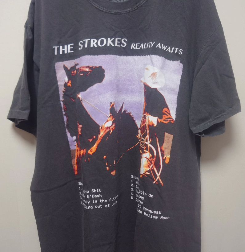 New Hot THE STROKES Band Music On Tour Black S to 5XL Tee Shirt New Hot THE STROKES Band Music On Tour Black S to 5XL Tee Shirt