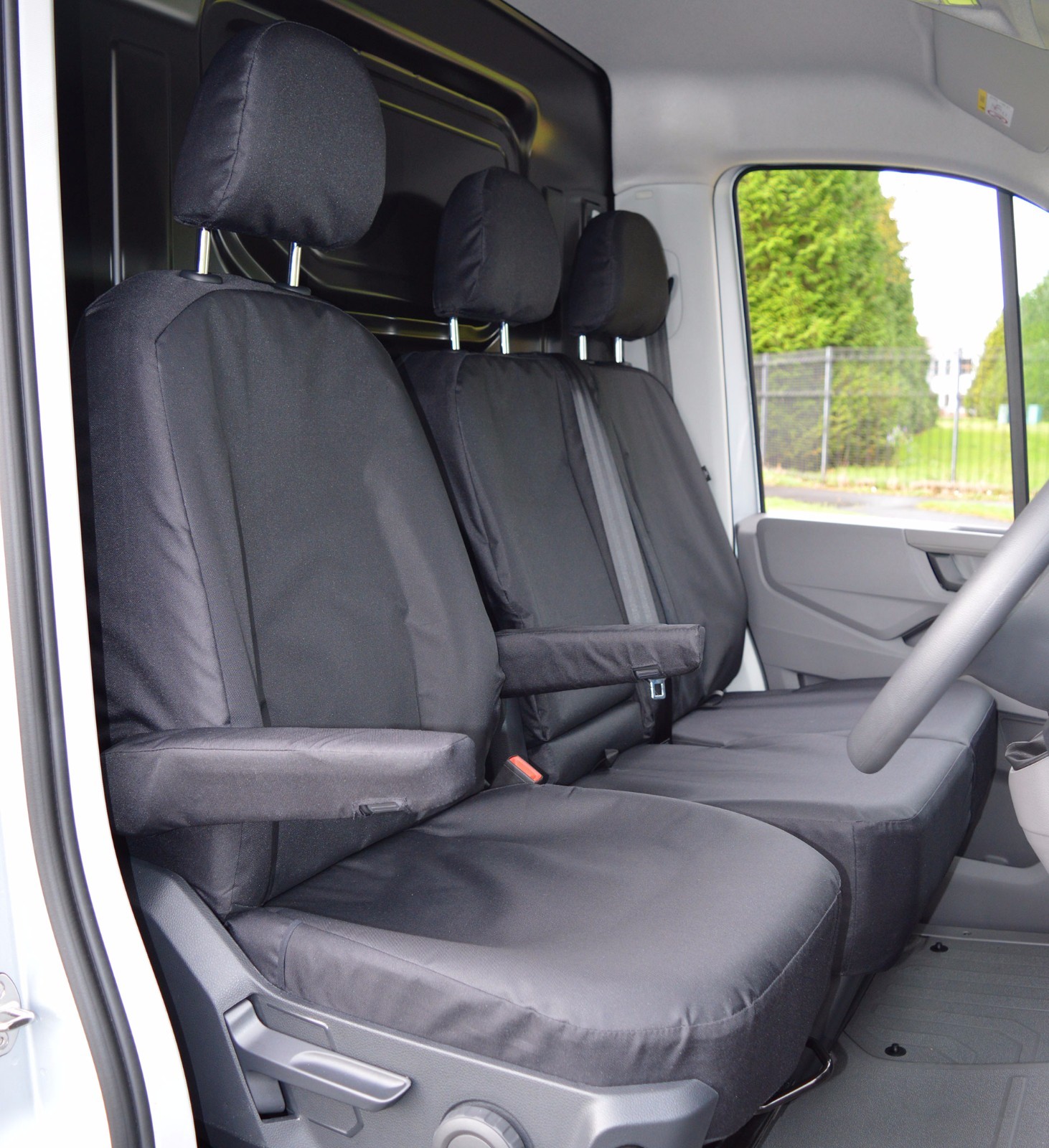 MAN TGE Tailored Heavy Duty Waterproof Van Seat Covers Genuine Fitting 2017 New