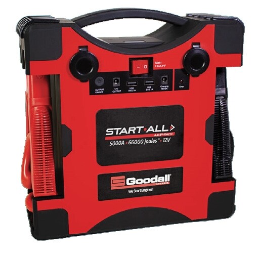 Goodall JP-12-5000 5000 Amp Lithium Ion Jumpstart Pack
